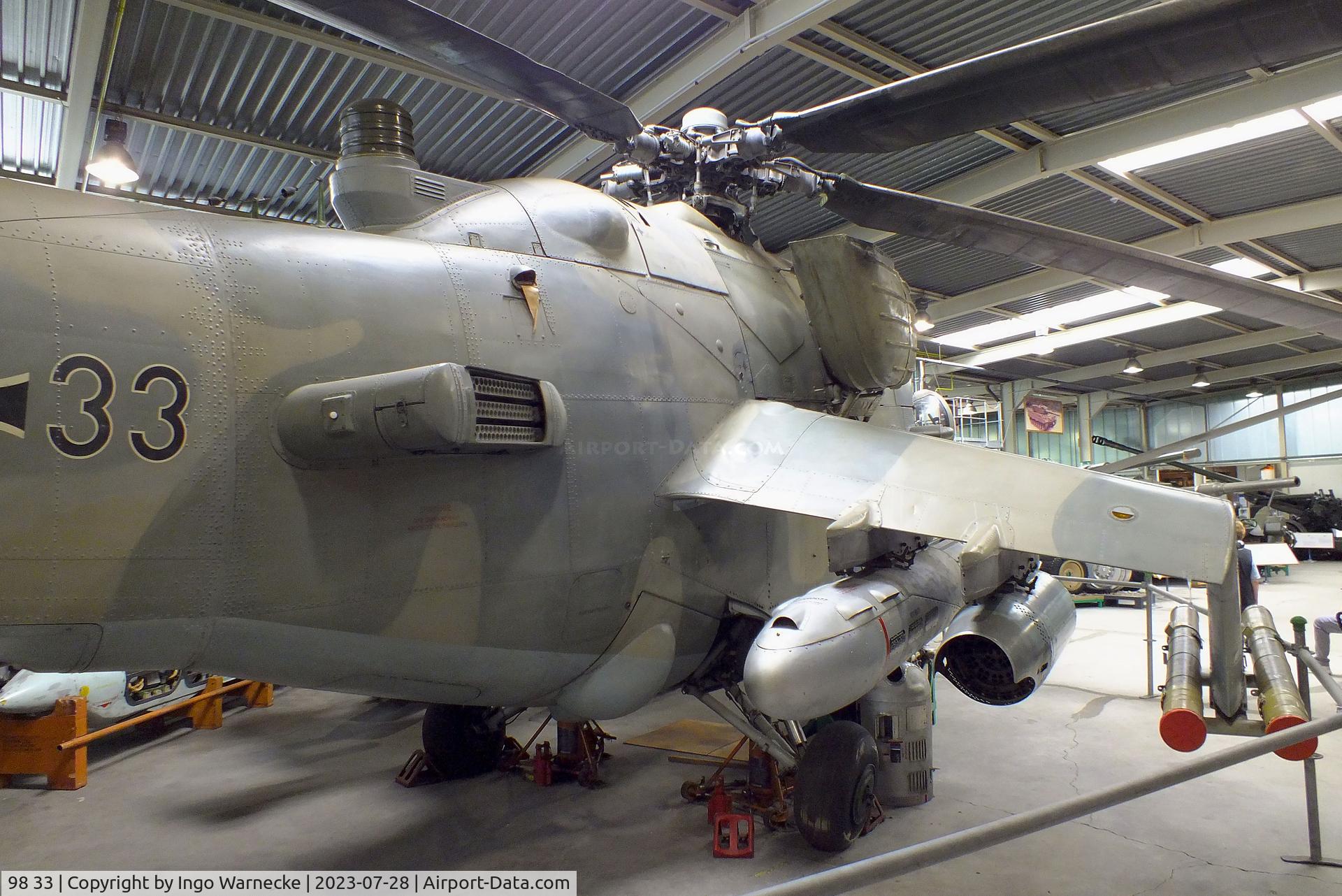 98 33, Mil Mi-24P Hind F C/N 340330, Mil Mi-24P HIND-F at the Wehrtechnische Studiensammlung (WTS), Koblenz