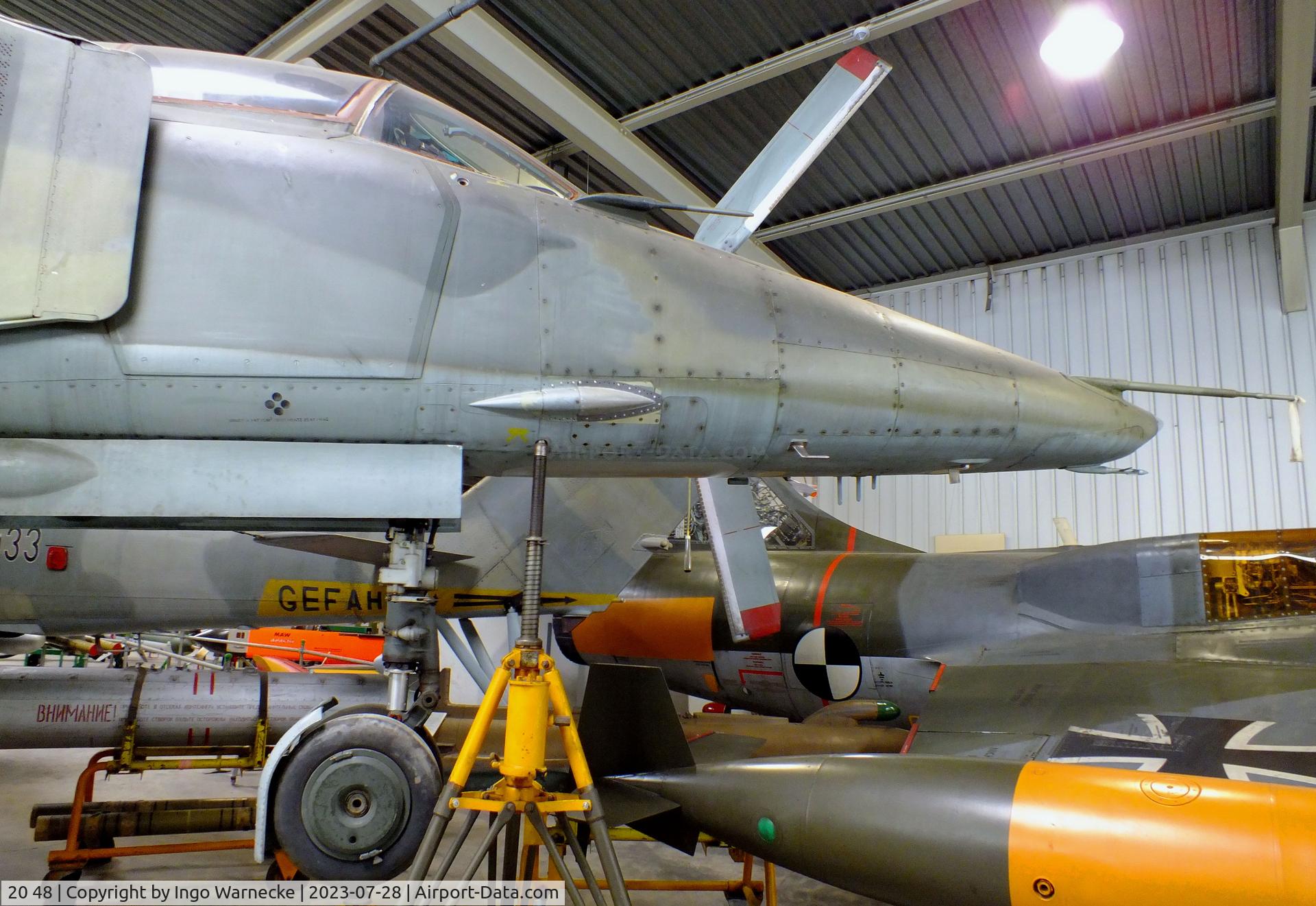 20 48, Mikoyan-Gurevich MiG-23BN C/N 0393214218, Mikoyan i Gurevich MiG-23BN FLOGGER-H at the Wehrtechnische Studiensammlung (WTS), Koblenz