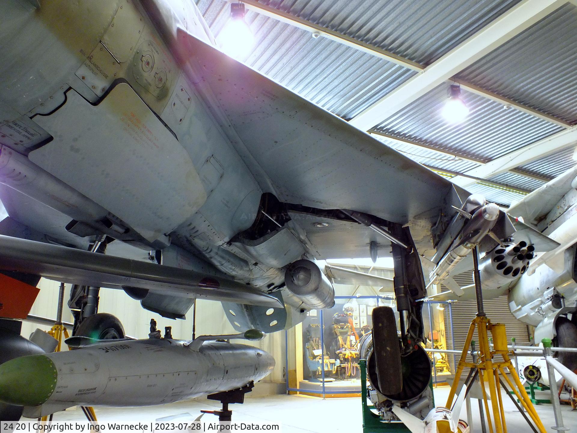 24 20, Mikoyan-Gurevich MiG-21bis C/N 75051402/3311, Mikoyan i Gurevich MiG-21bis SAU FISHBED-N at the Wehrtechnische Studiensammlung (WTS), Koblenz