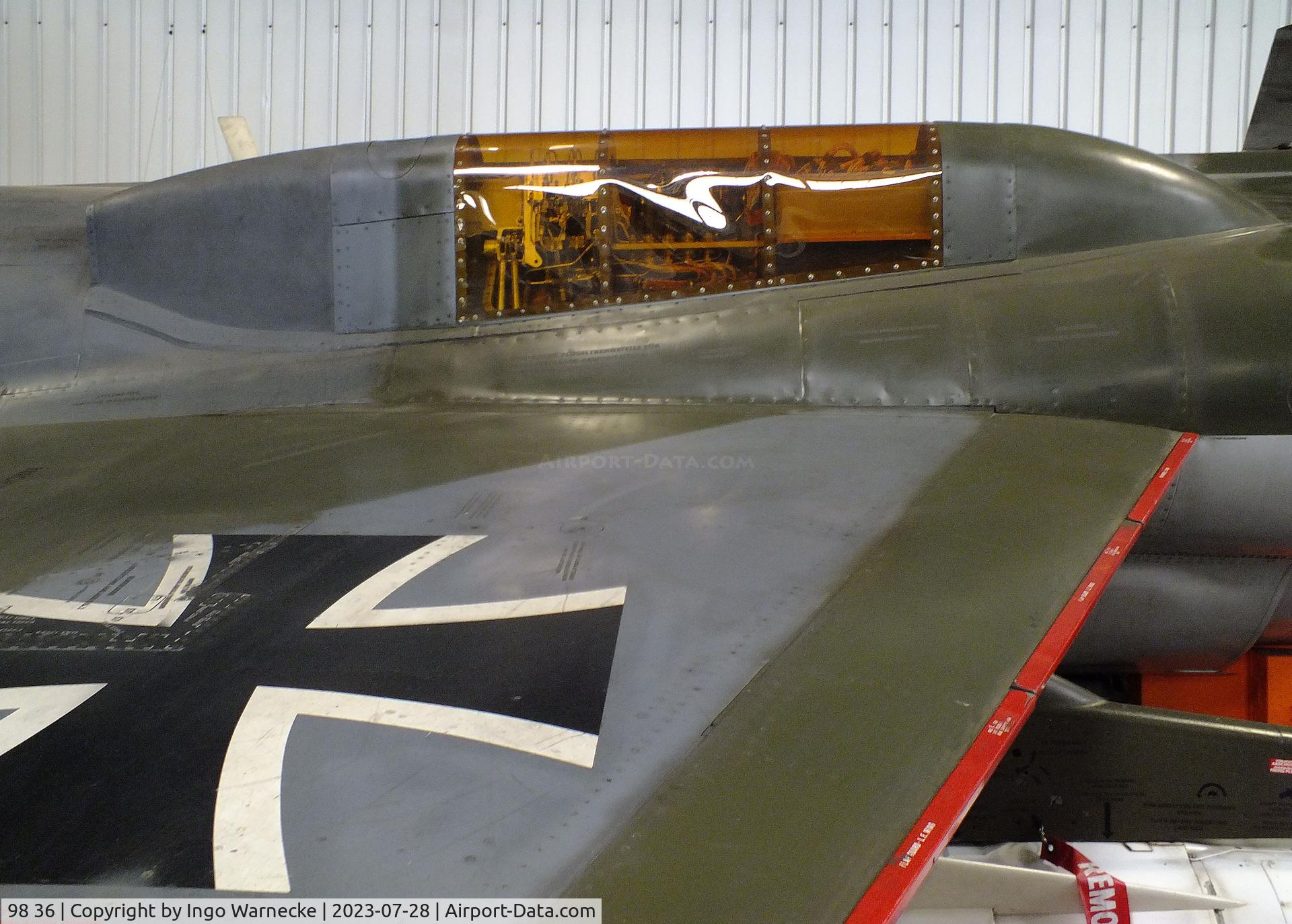 98 36, Lockheed (Fokker) F-104G Starfighter C/N 683-8100, Lockheed F-104G CCV (Control Configured Vehicle) at the Wehrtechnische Studiensammlung (WTS), Koblenz