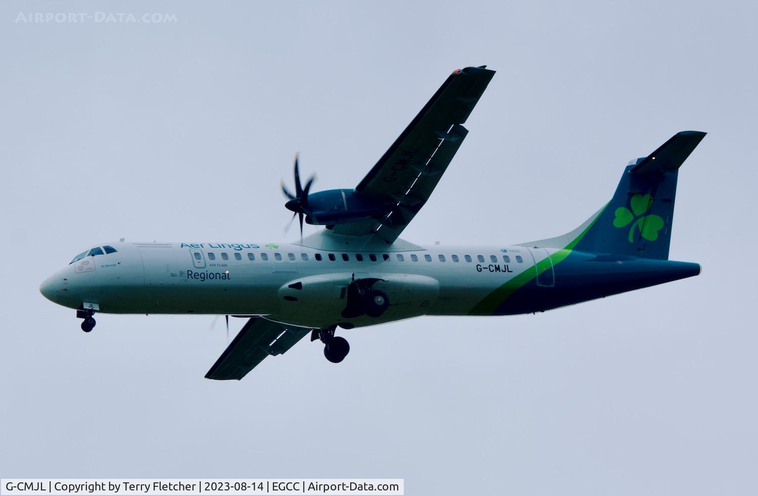 G-CMJL, 2016 ATR 72-212A C/N 1326, At Manchester
