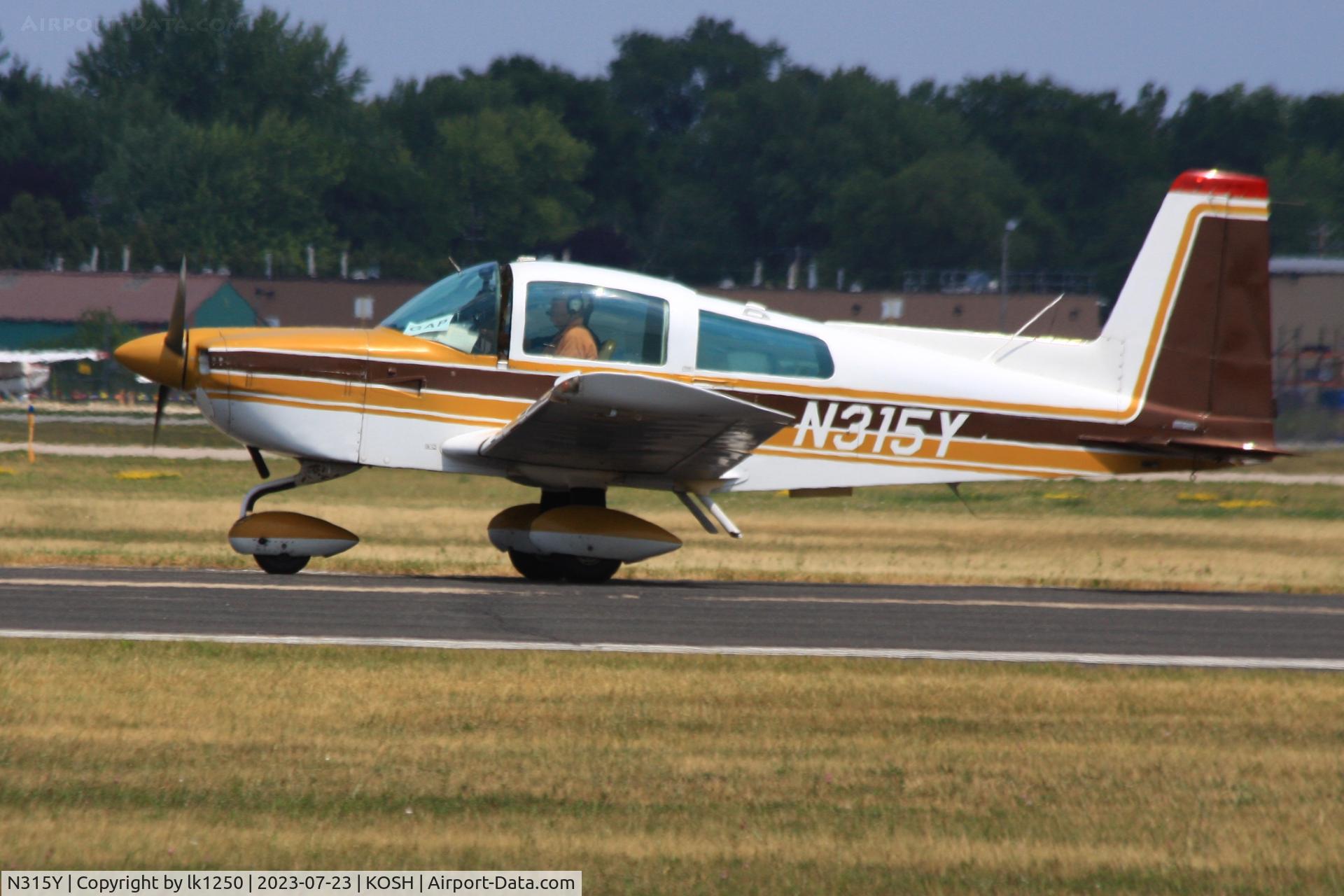 N315Y, 1977 Grumman American AA-5B Tiger C/N AA5B-0532, This Grumman American Tiger was at EAA AirVenture 2023