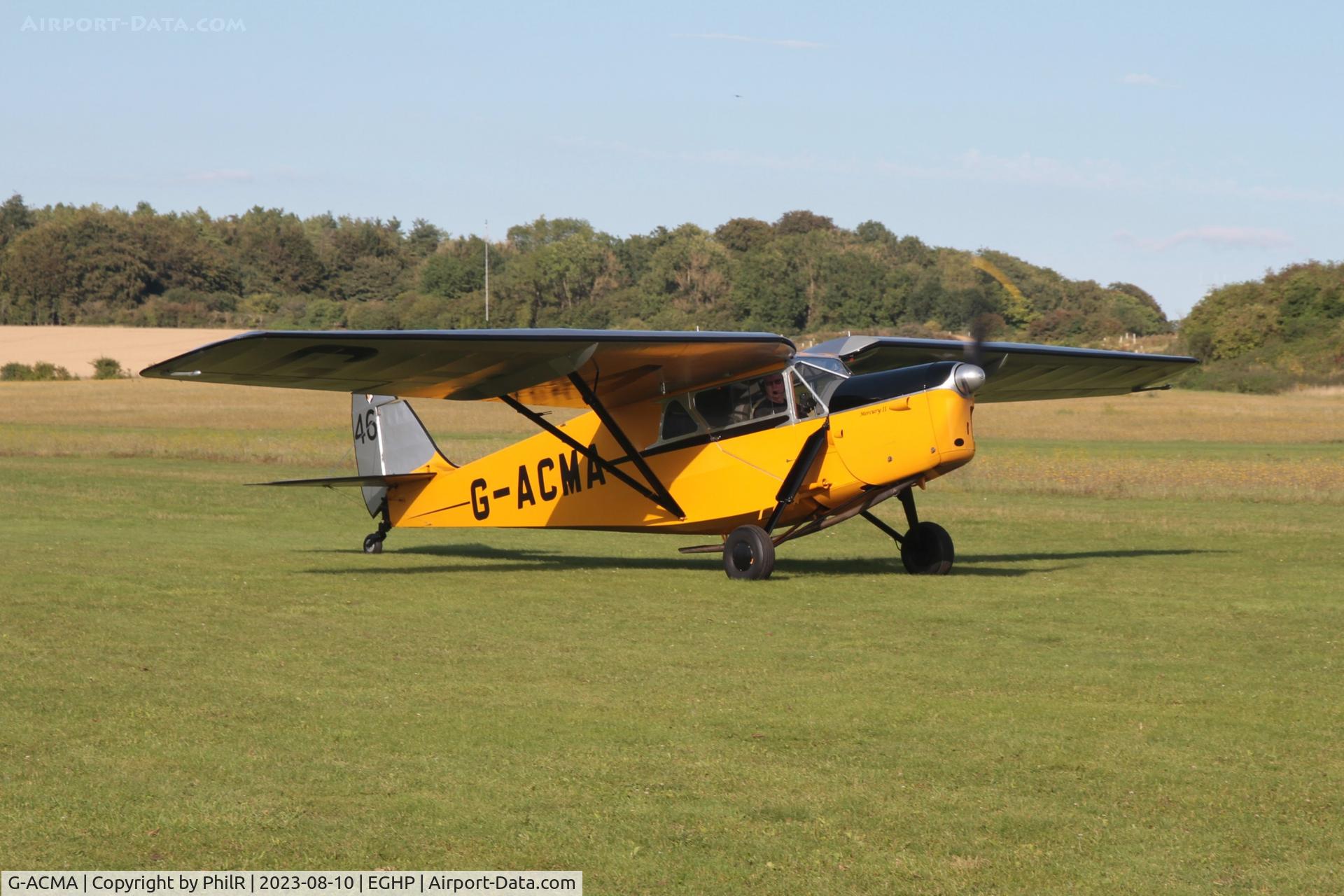 G-ACMA, 1934 De Havilland DH.85 Leopard Moth C/N 7042, G-ACMA 1934 DH85 Leopard Moth Popham