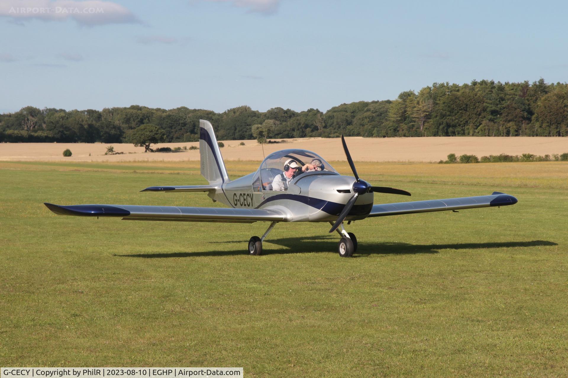 G-CECY, 2006 Aerotechnik EV-97 Eurostar C/N PFA 315-14551, G-CECY 2006 Aerotechnik EV-97 Eurostar Popham