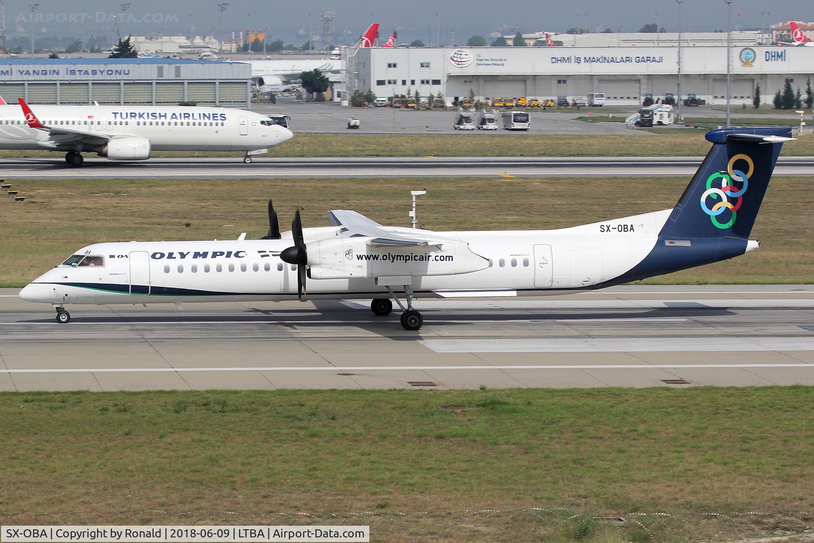 SX-OBA, 2009 De Havilland Canada DHC-8-402Q Dash 8 C/N 4267, at ist