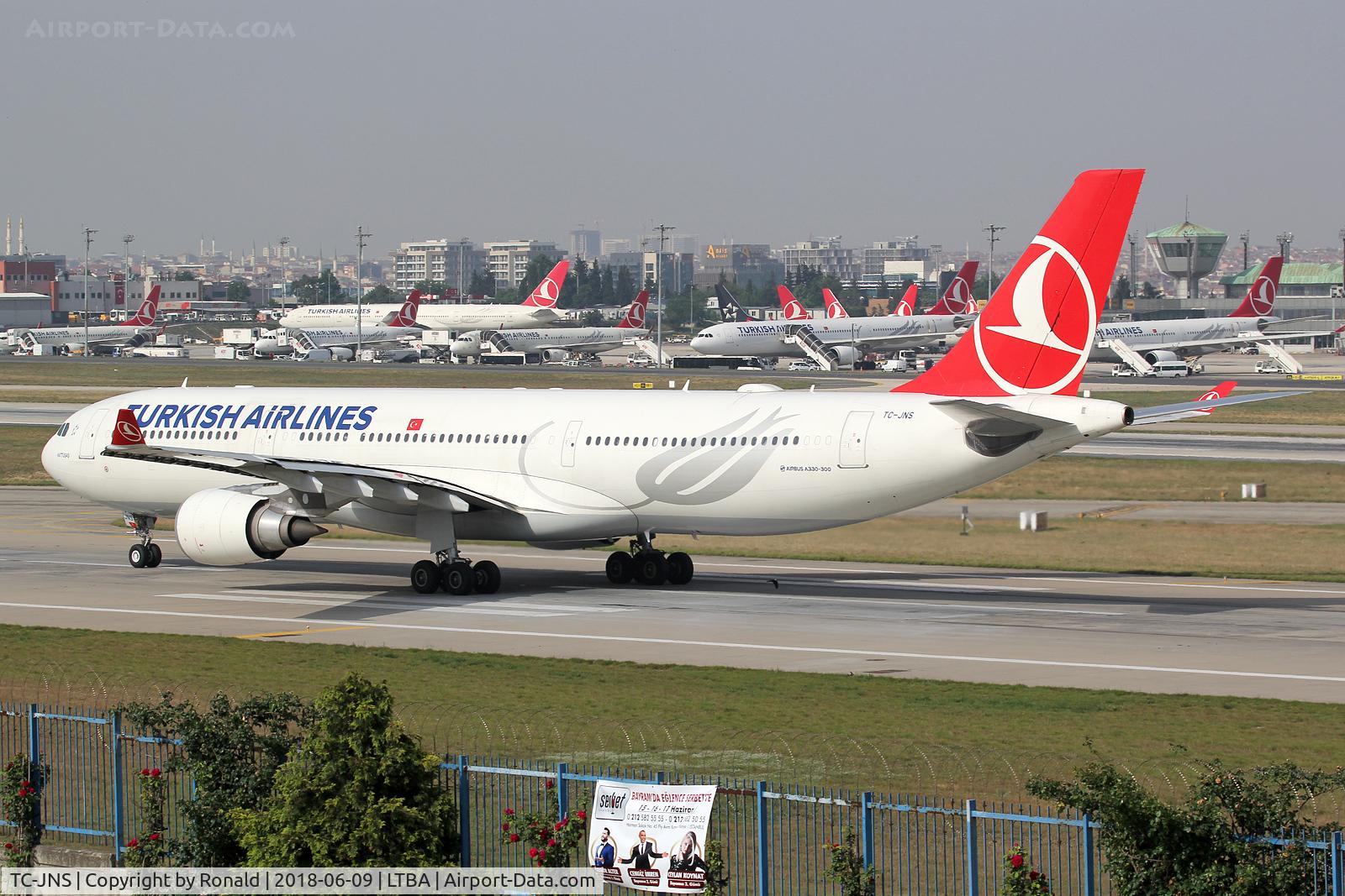 TC-JNS, 2013 Airbus A330-303 C/N 1458, at ist