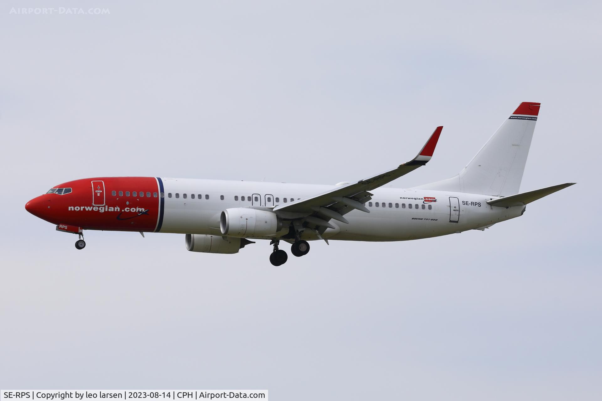 SE-RPS, 2015 Boeing 737-8JP C/N 41143, Copenhagen 14.8.2023