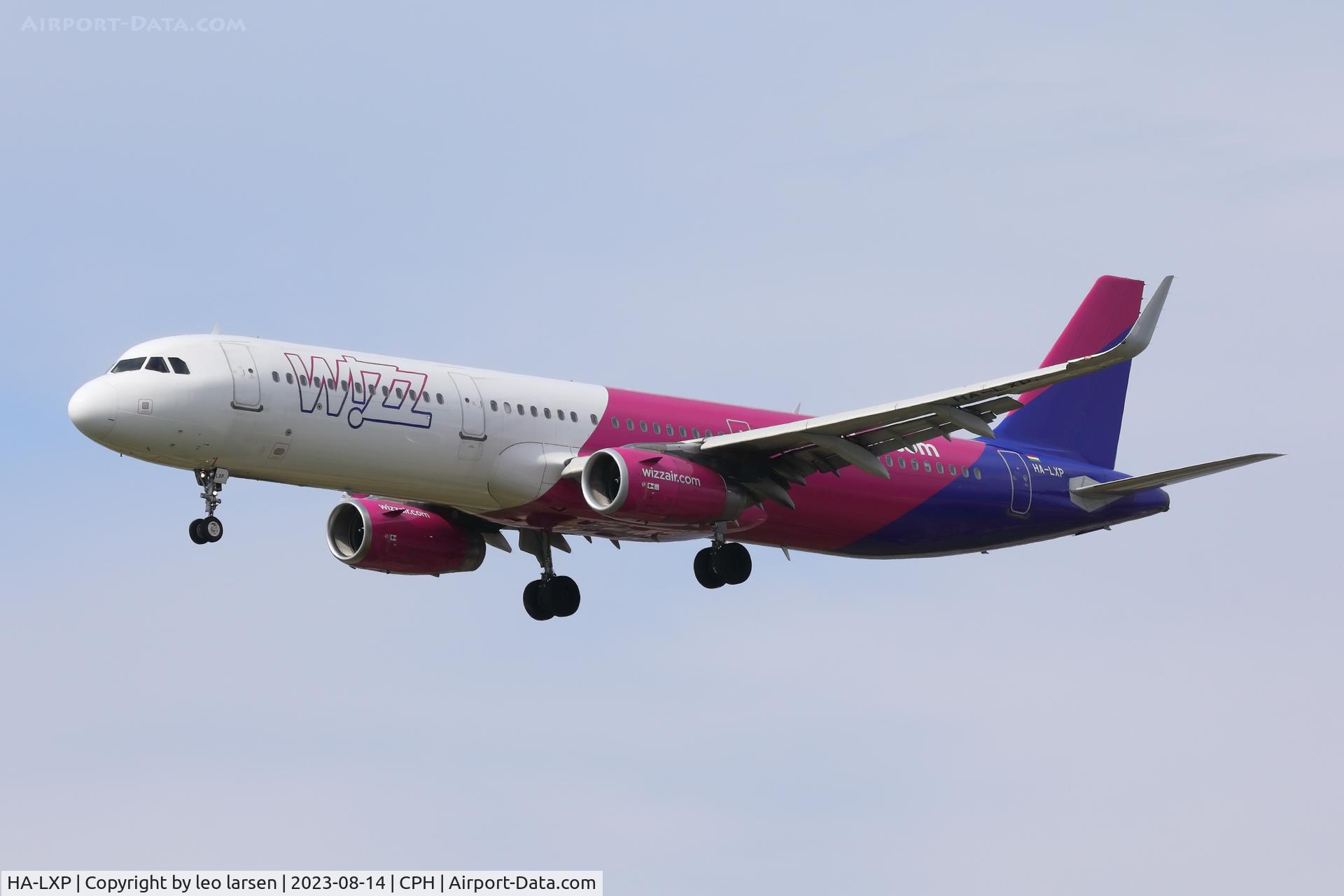 HA-LXP, 2017 Airbus A321-231 C/N 7578, Copenhagen 14.8.2023