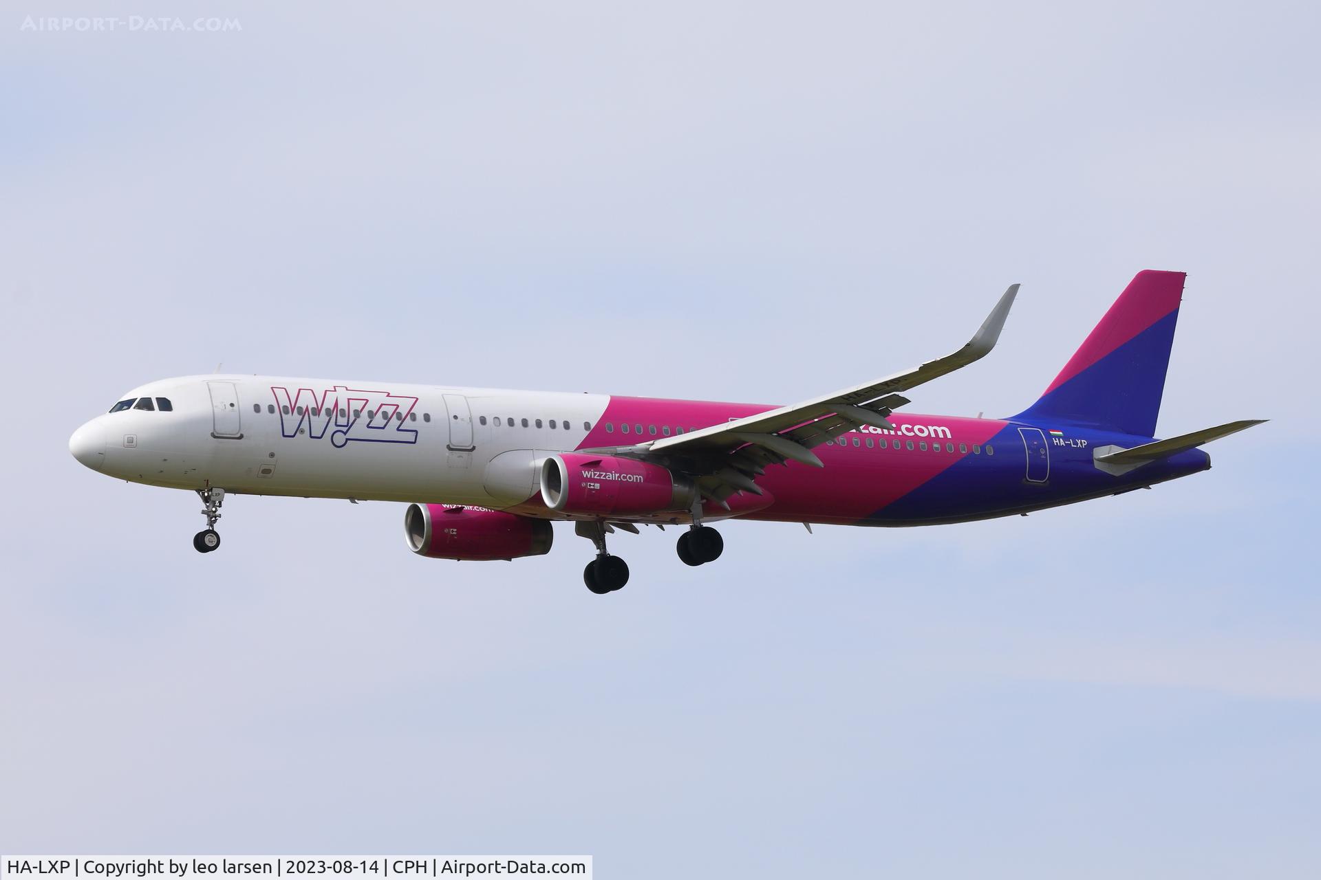 HA-LXP, 2017 Airbus A321-231 C/N 7578, Copenhagen 14.8.2023