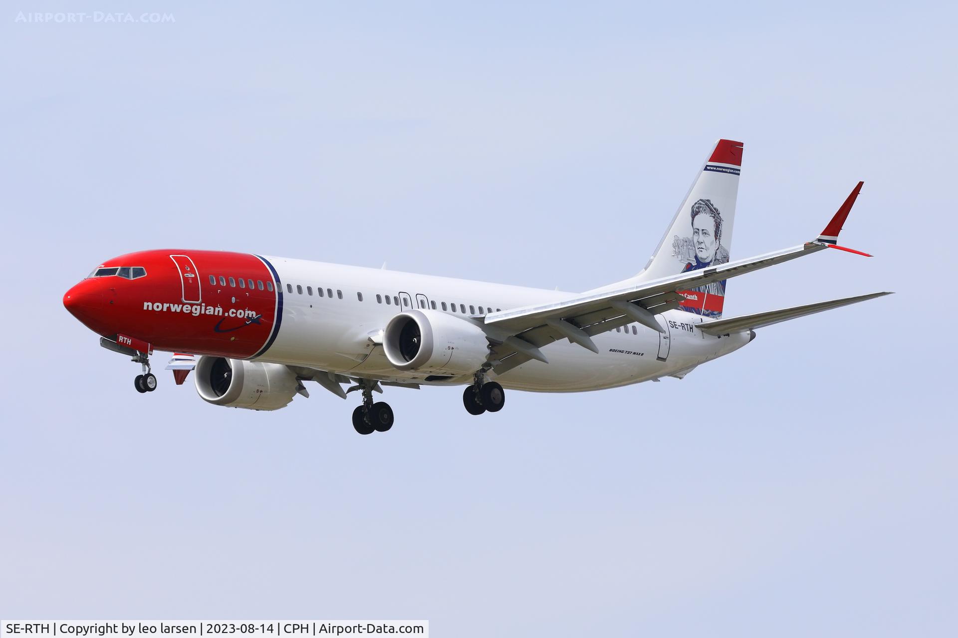 SE-RTH, 2023 Boeing 737-8 MAX C/N 62928, Copenhagen 14.8.2023