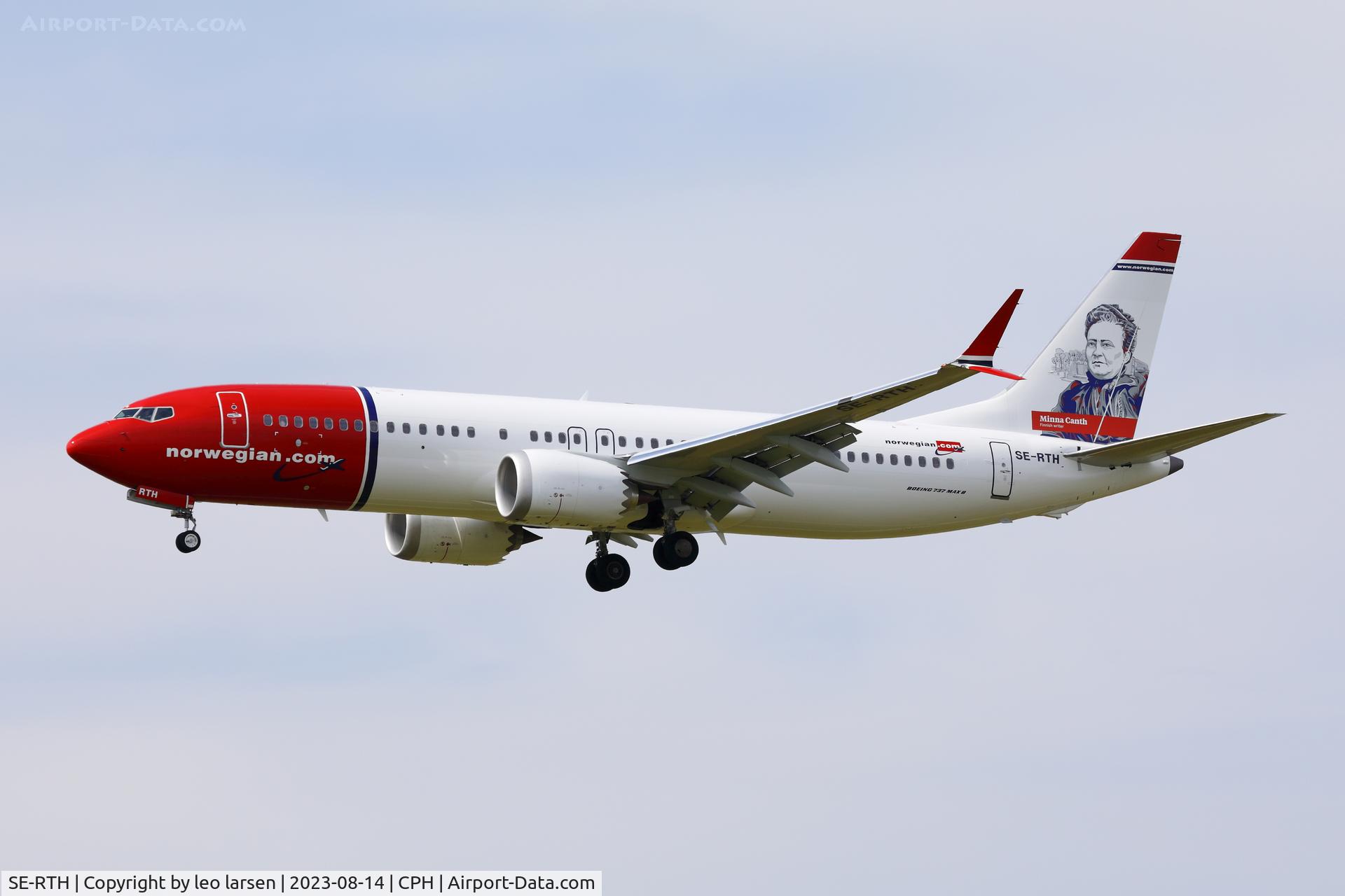 SE-RTH, 2023 Boeing 737-8 MAX C/N 62928, Copenhagen 14.8.2023