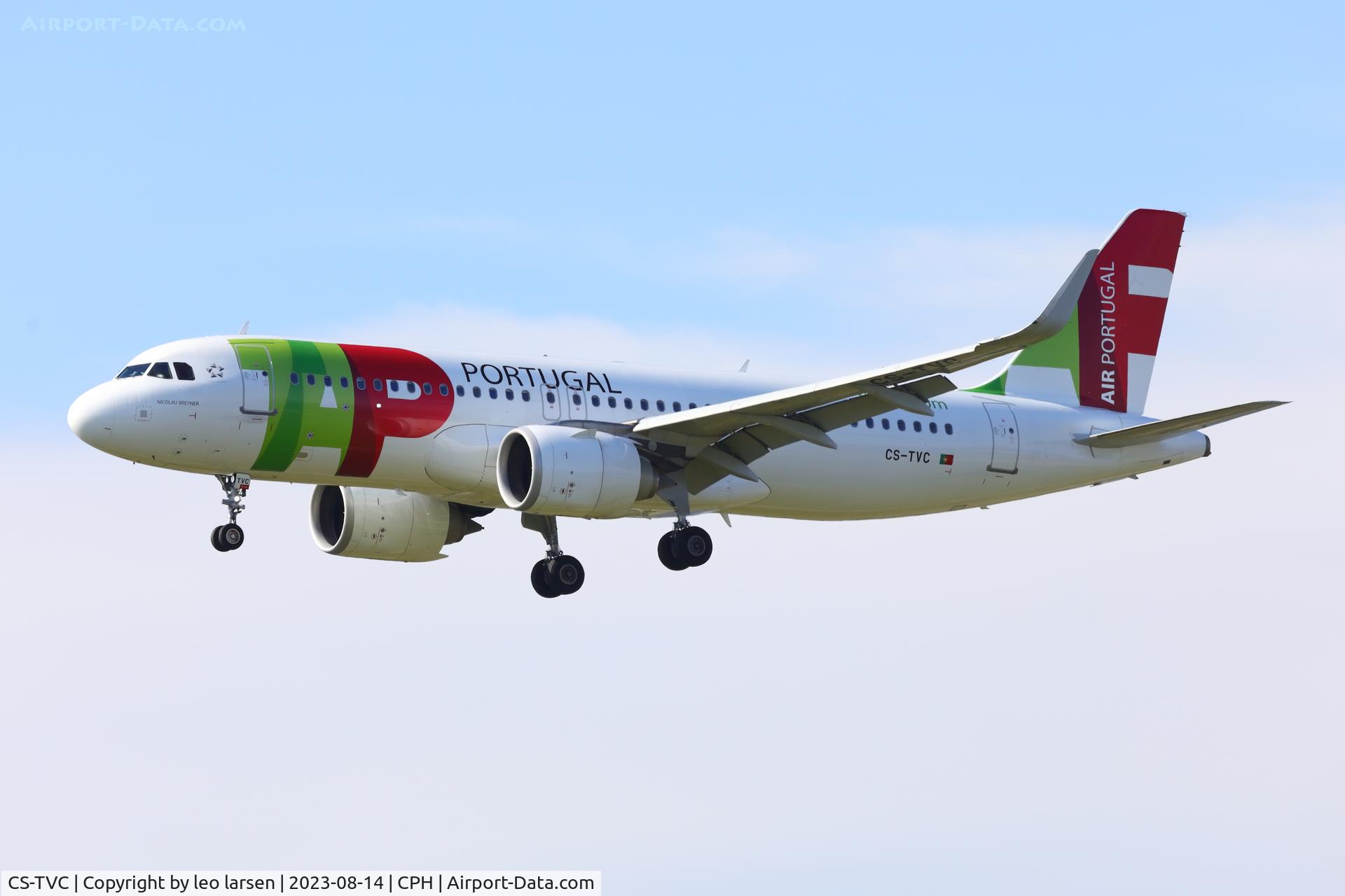 CS-TVC, 2019 Airbus A320-251NEO C/N 8831, Copenhagen 14.8.2023