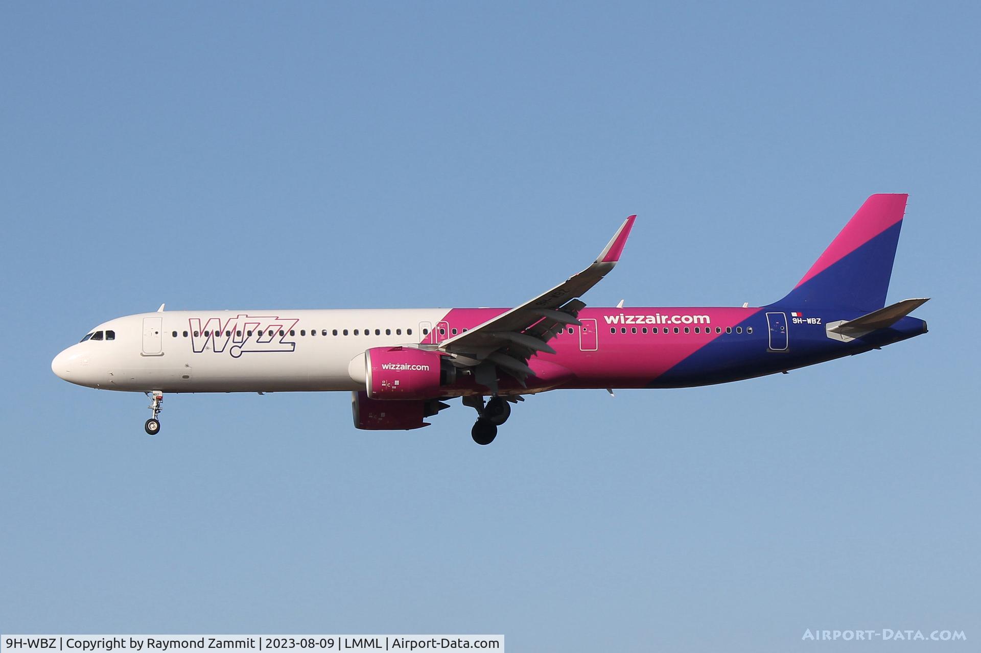9H-WBZ, 2022 Airbus A321-271NX C/N 10985, A321Neo 9H-WBZ Wizzair Malta