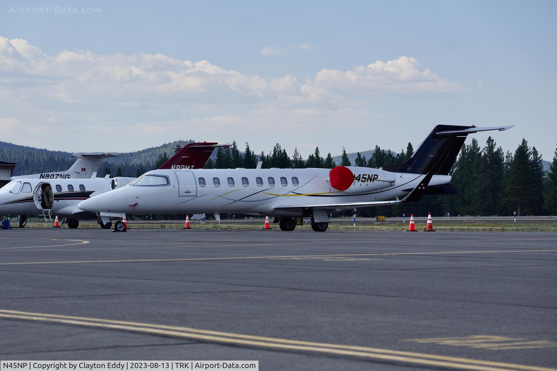 N45NP, 2002 Learjet Inc 45 C/N 204, Truckee Tahoe airport in California 2023.