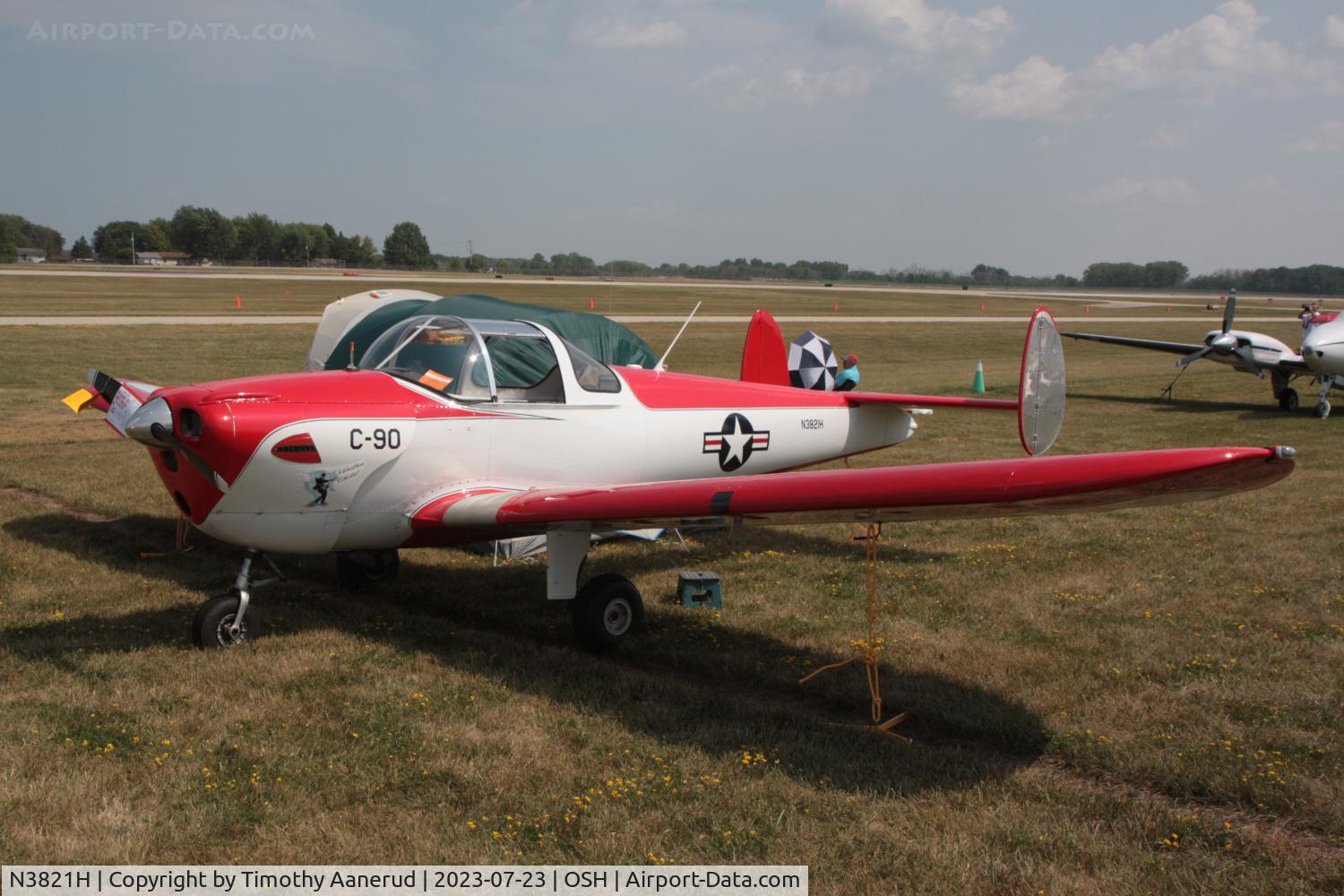N3821H, 1947 Erco 415D Ercoupe C/N 4522, 1947 Erco 415D, c/n: 4522, AirVenture 2023