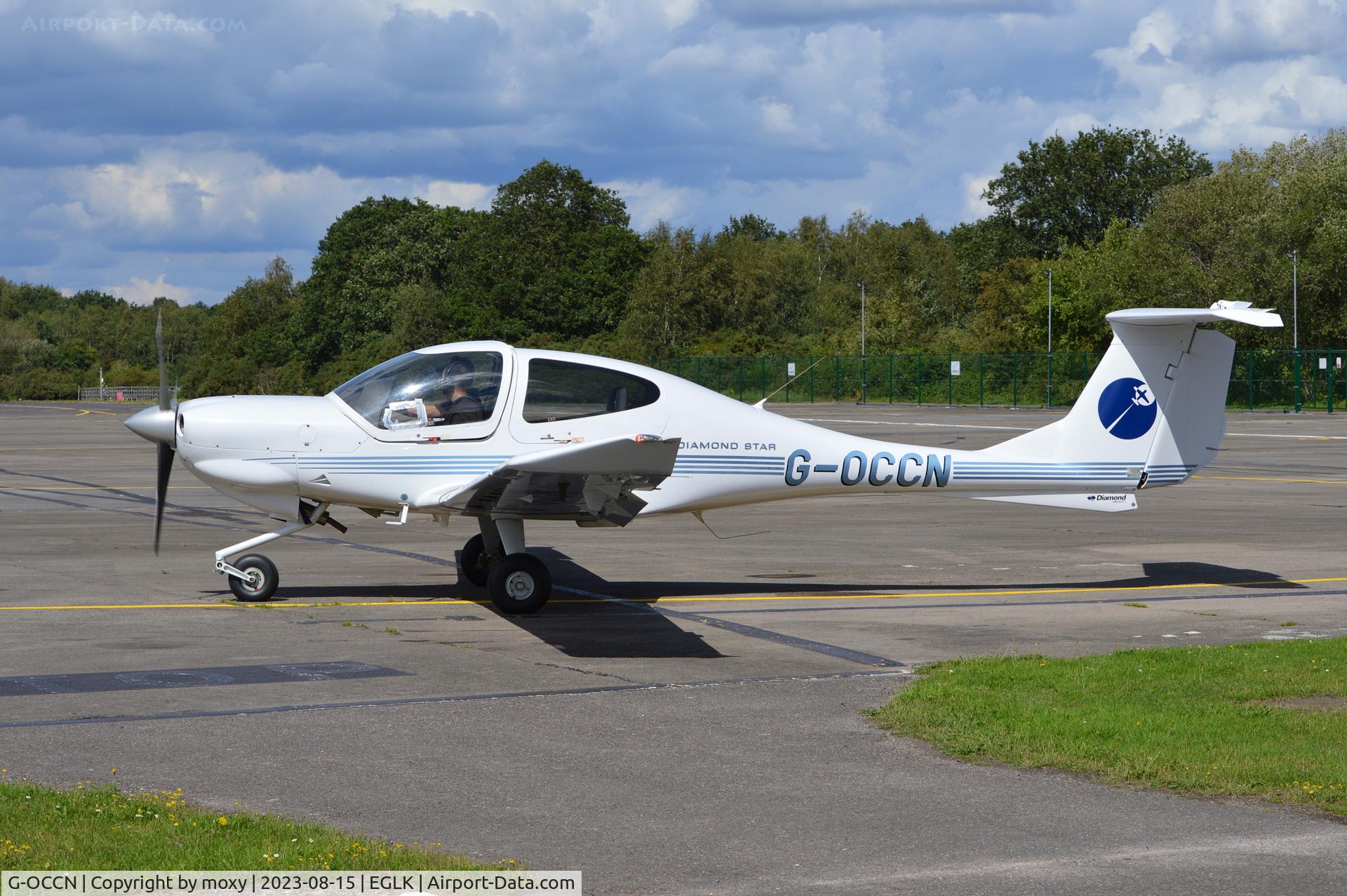 G-OCCN, 2006 Diamond DA-40D Diamond Star C/N D4.241, Diamond DA-40D at Blackbushe.