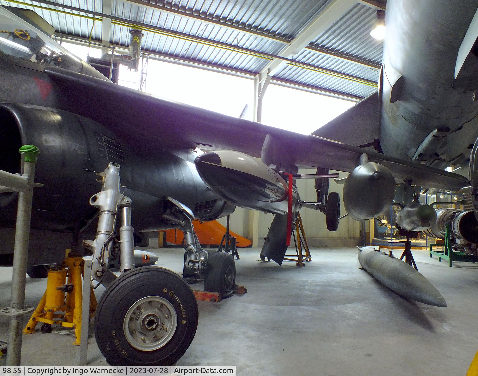 98 55, Dassault-Dornier Alpha Jet A C/N 0003, Dassault-Breguet/Dornier Alpha Jet A at the Wehrtechnische Studiensammlung (WTS), Koblenz