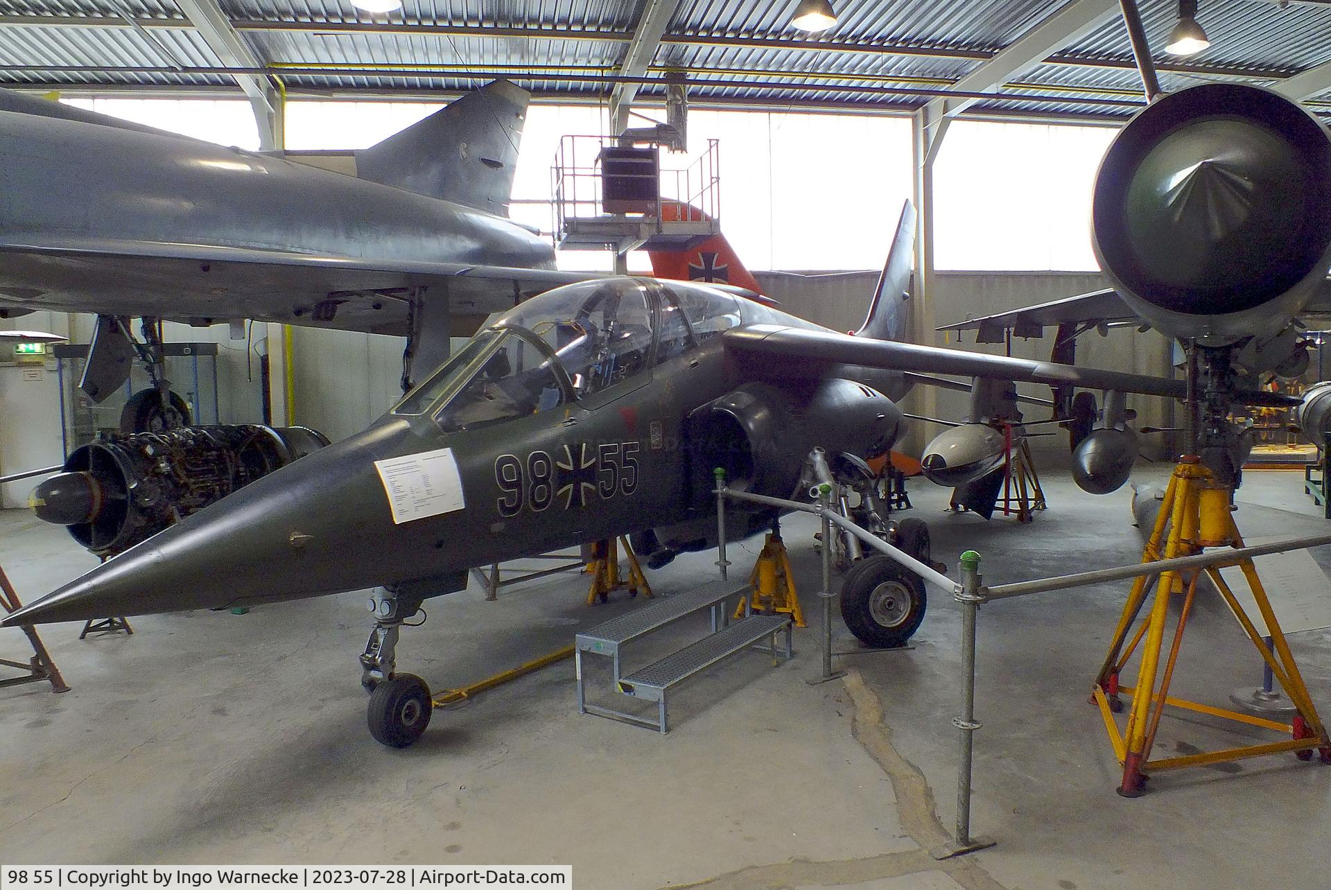 98 55, Dassault-Dornier Alpha Jet A C/N 0003, Dassault-Breguet/Dornier Alpha Jet A at the Wehrtechnische Studiensammlung (WTS), Koblenz