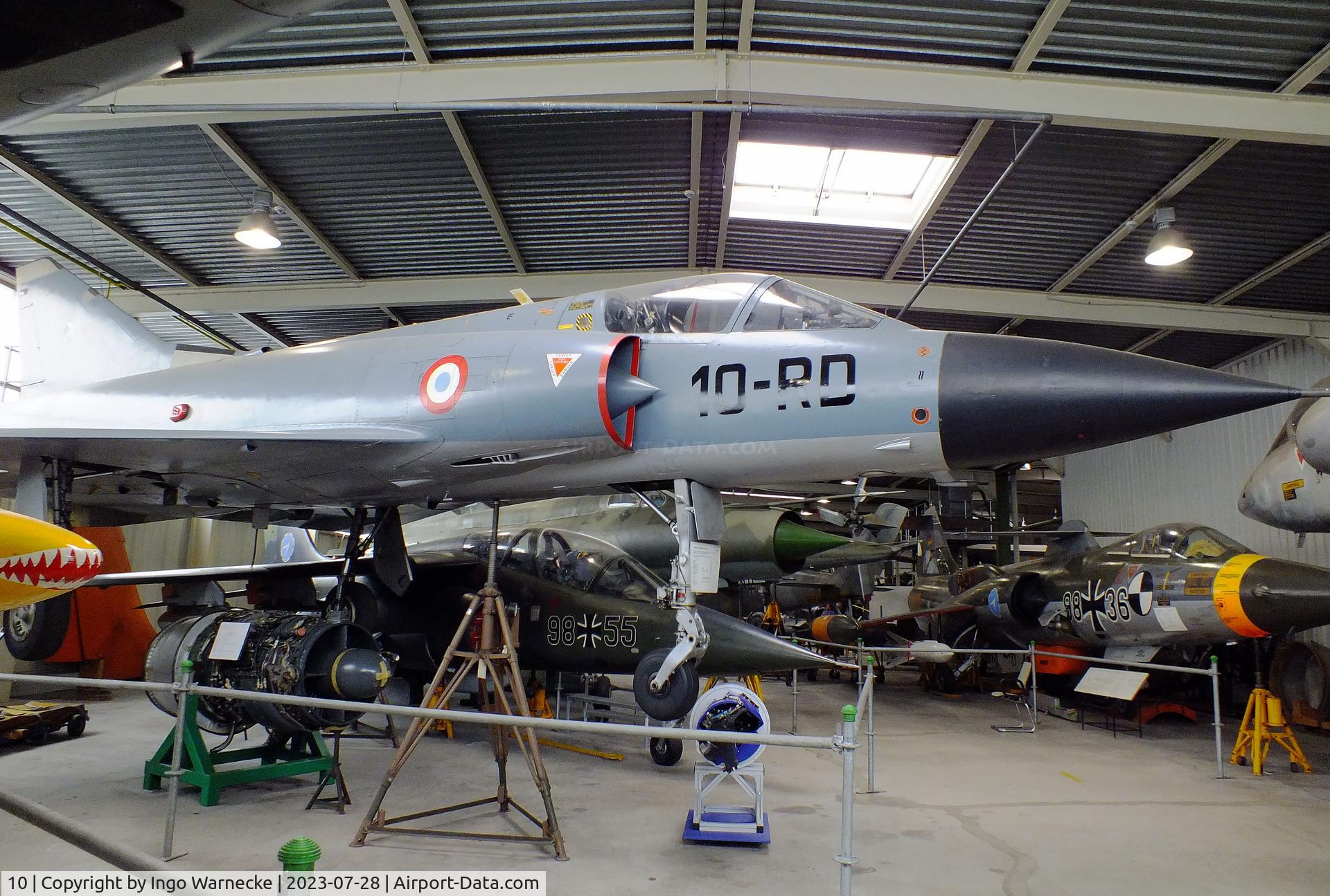 10, Dassault Mirage IIIC C/N 10, Dassault Mirage III C at the Wehrtechnische Studiensammlung (WTS), Koblenz