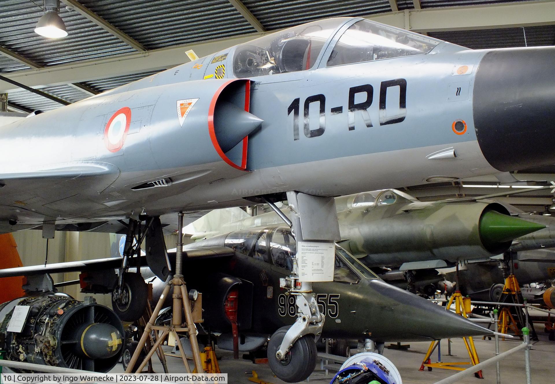 10, Dassault Mirage IIIC C/N 10, Dassault Mirage III C at the Wehrtechnische Studiensammlung (WTS), Koblenz