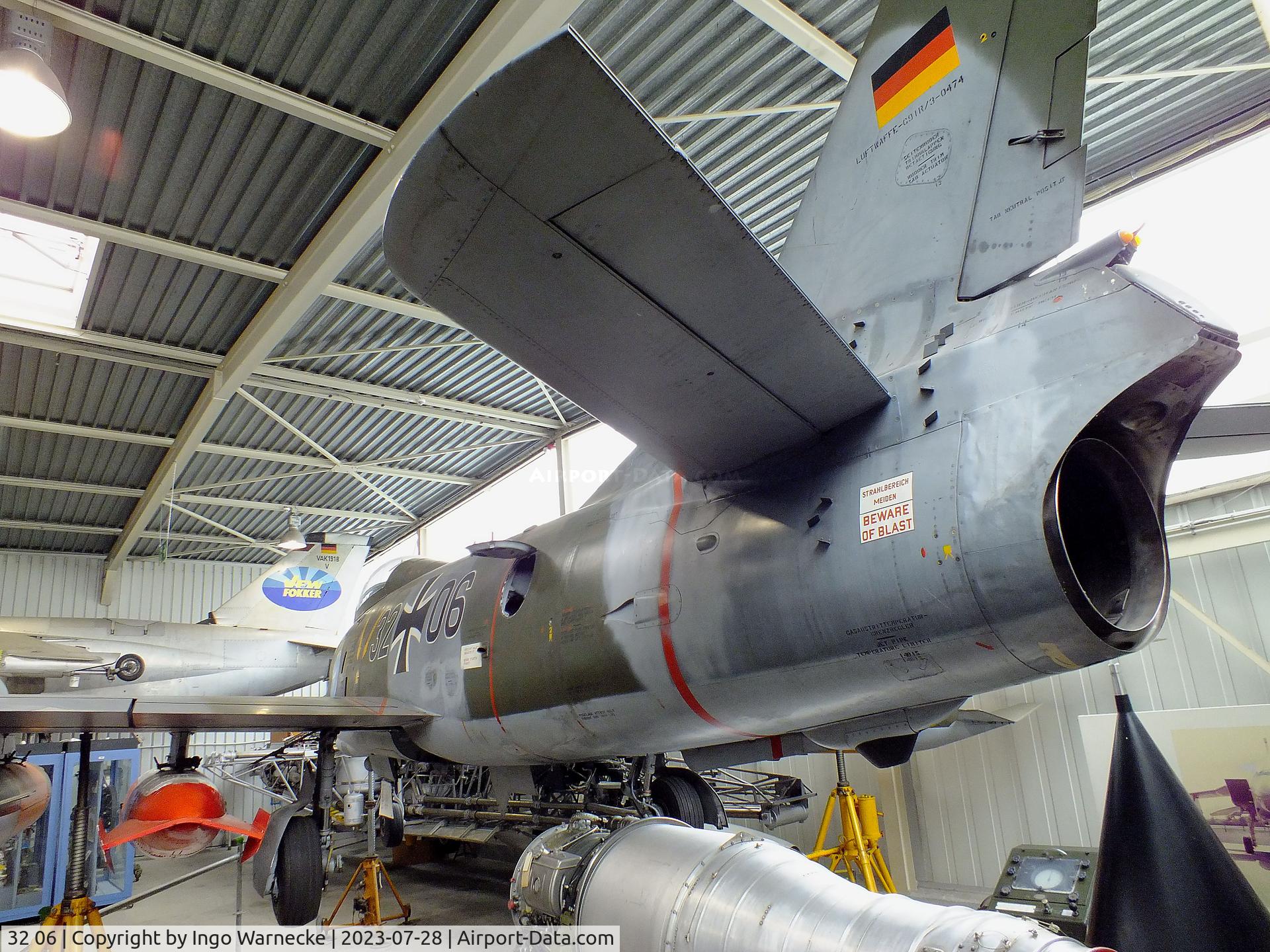 32 06, Fiat G.91R/3 C/N D474, FIAT G.91R/3 at the Wehrtechnische Studiensammlung (WTS), Koblenz