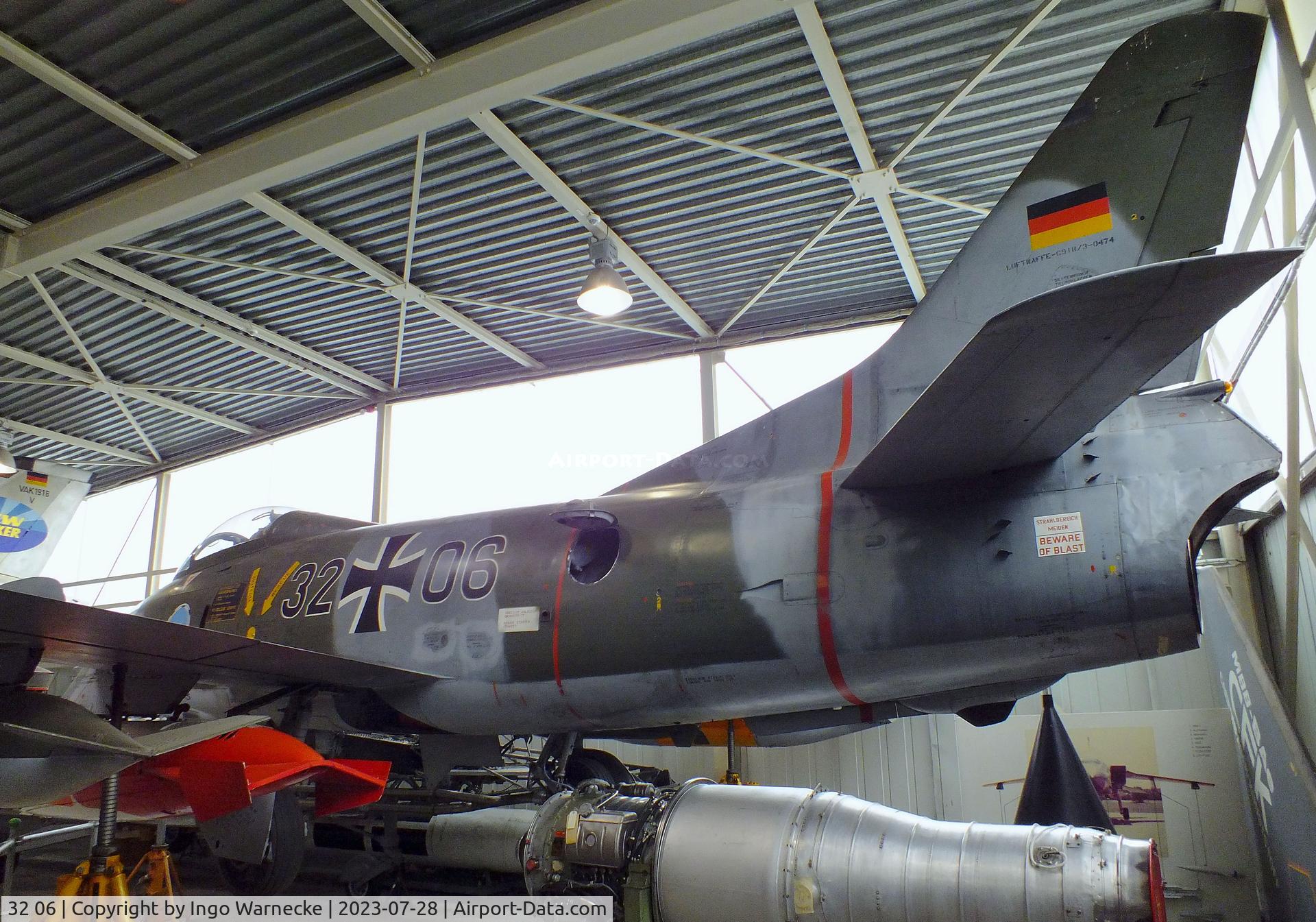 32 06, Fiat G.91R/3 C/N D474, FIAT G.91R/3 at the Wehrtechnische Studiensammlung (WTS), Koblenz