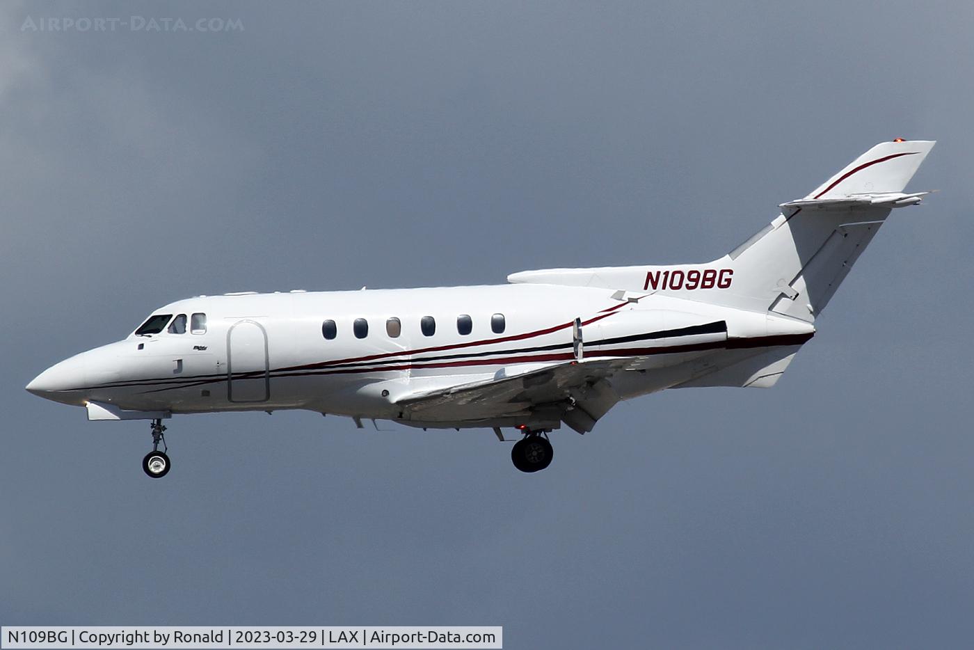 N109BG, 1982 British Aerospace HS.125-700A C/N 257157/NA0310, at lax