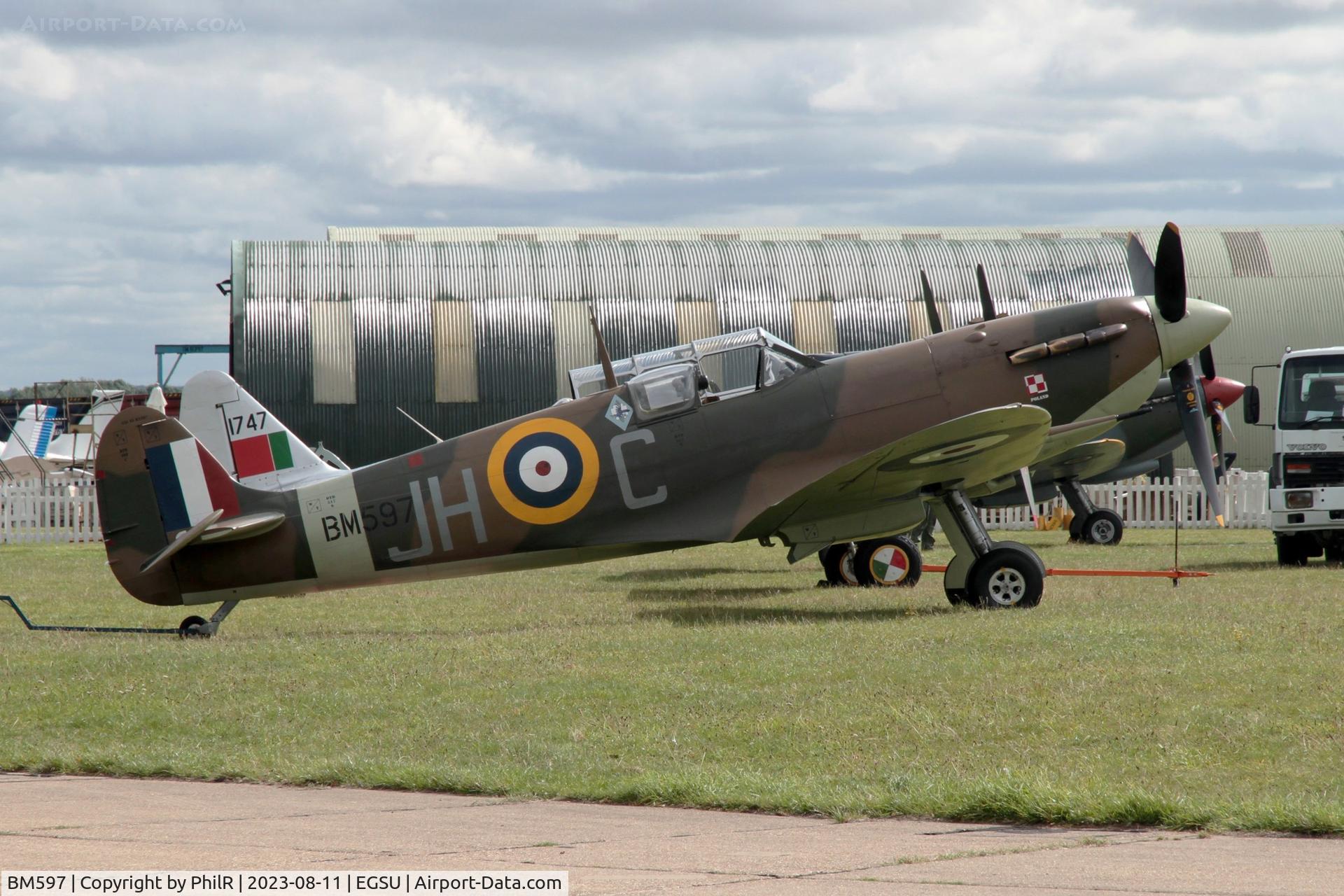 BM597, 1942 Supermarine 349 Spitfire LF.Vb C/N CBAF.2461, BM597 (G-MKVB) 1942 VS Spitfire VB RAF IWM Duxford