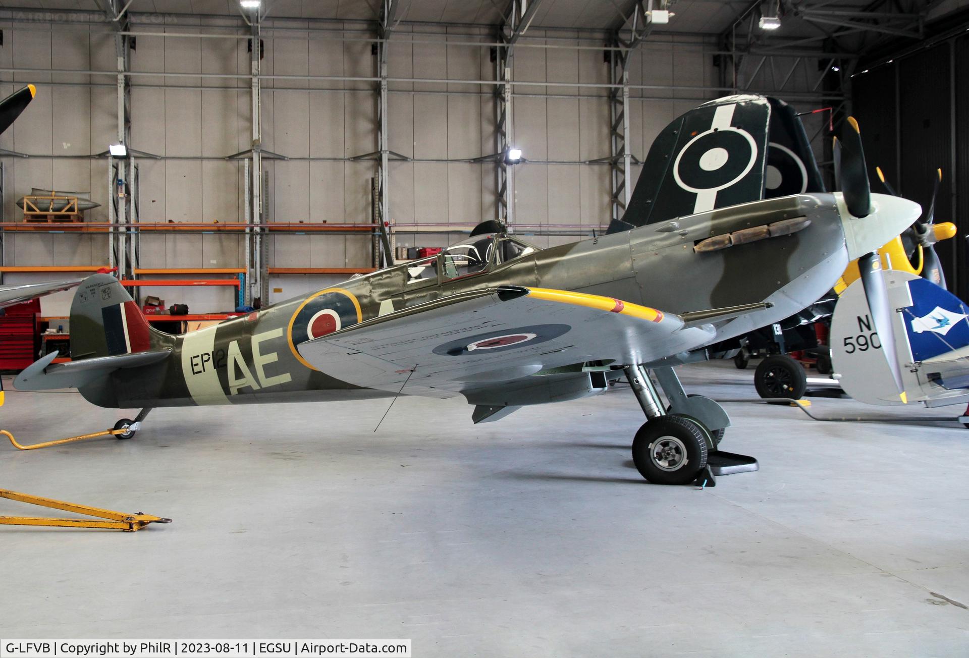 G-LFVB, 1942 Supermarine 349 Spitfire LF.Vb C/N CBAF.2403, EP120 (G-LFVB) 1942 VS Spitfire LFVB RAF IWM Duxford