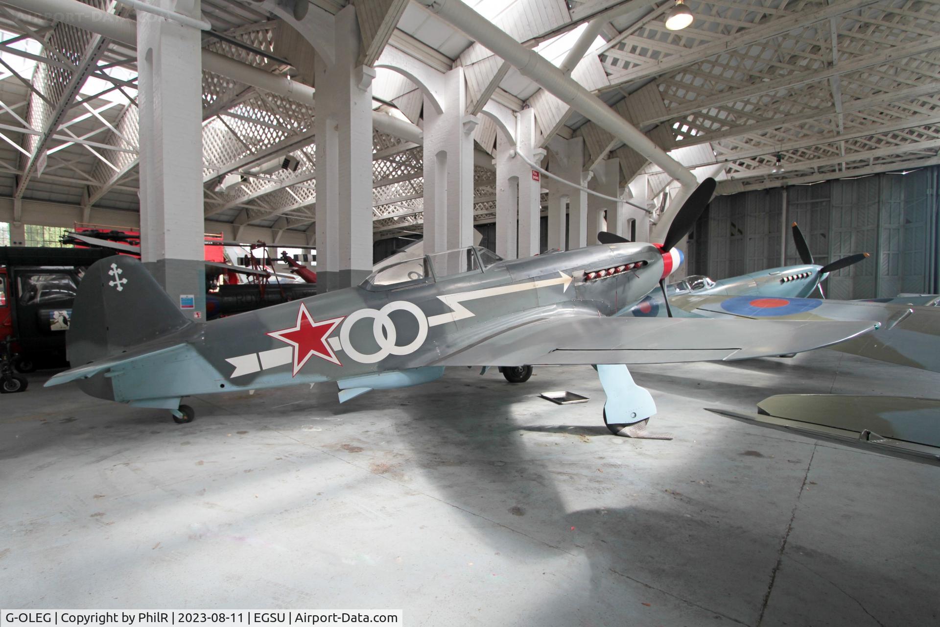 G-OLEG, 1944 Yakovlev Yak-3UA C/N 202, G-OLEG (D-FLAK) 1994 Yak-3UA IWM Duxford