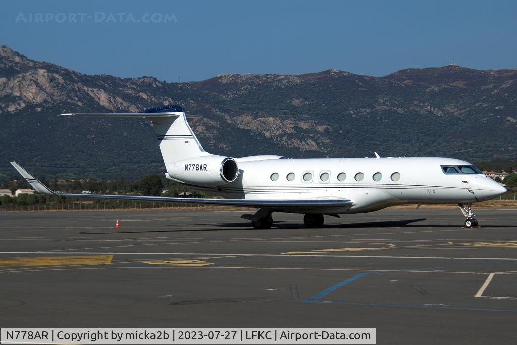 N778AR, 2017 Gulfstream G650ER C/N 6289, Parked