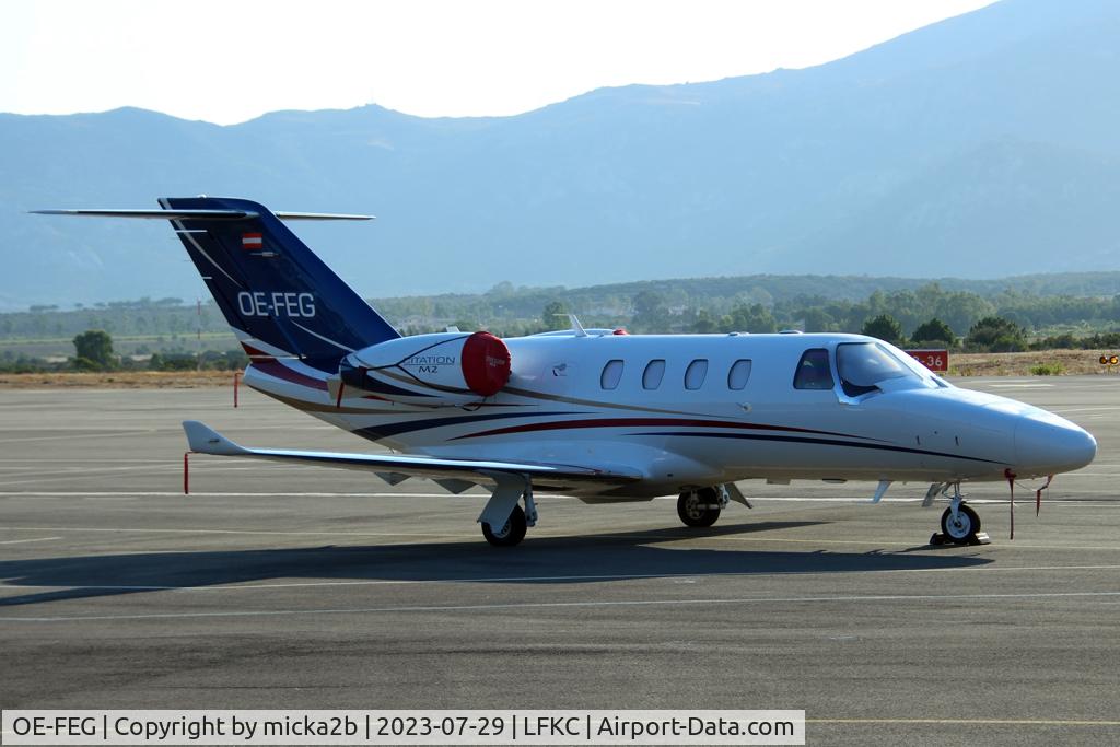 OE-FEG, 2016 Cessna 525 CitationJet M2 C/N 525-0927, Parked