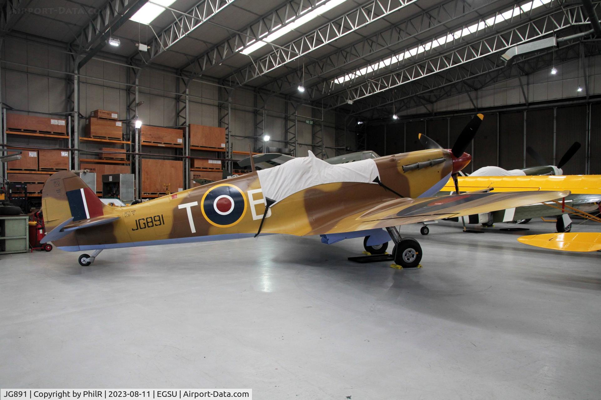 JG891, 1943 Supermarine 349 Spitfire LF.Vc C/N CBAF.2405, JG891 (A58-178, G-LFVC) 1943 VS Spitfire LF VC IWM Duxford