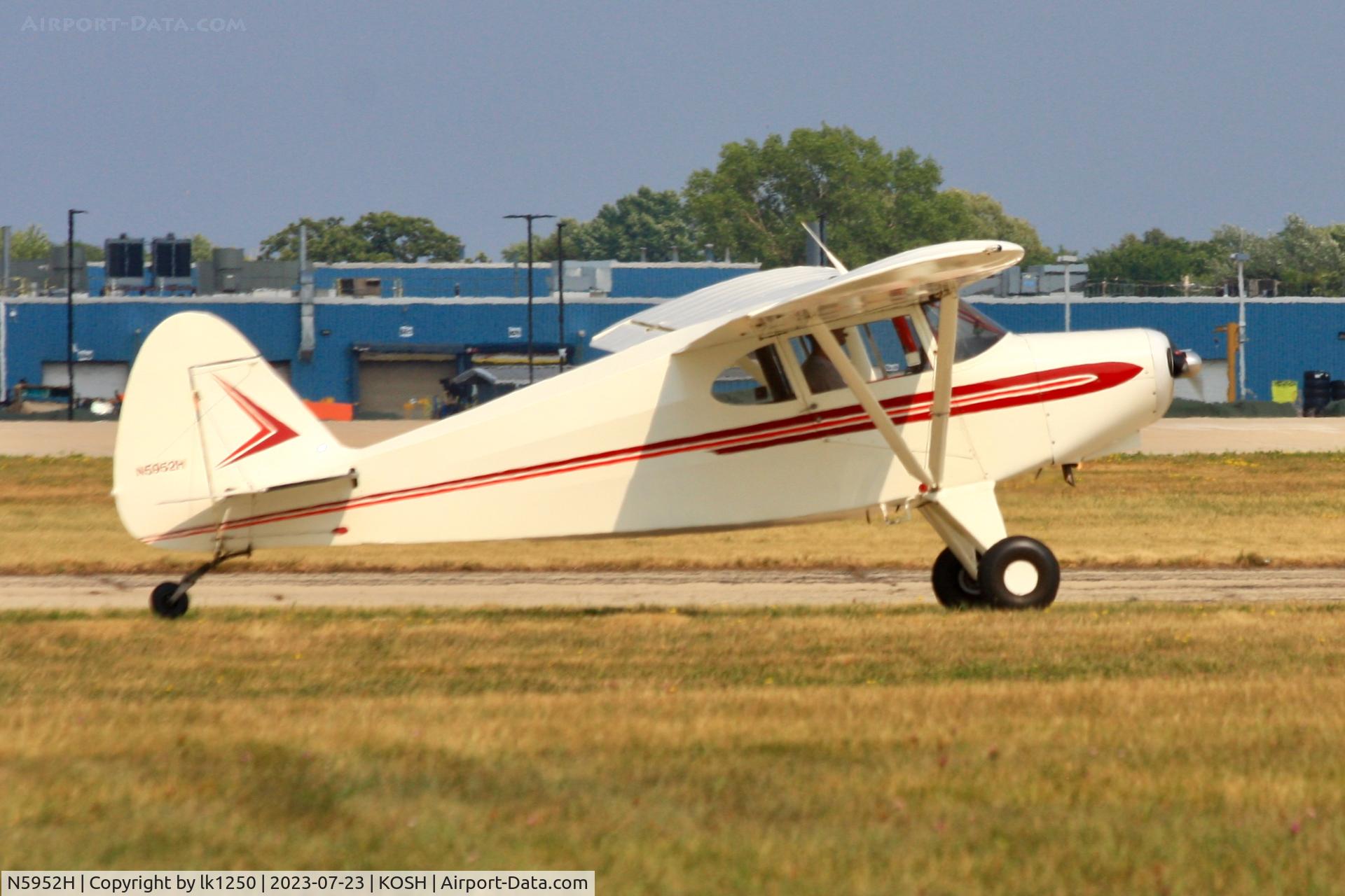 N5952H, 1949 Piper PA-16 Clipper C/N 16-576, This Piper Clipper was at EAA ArVenture 2023