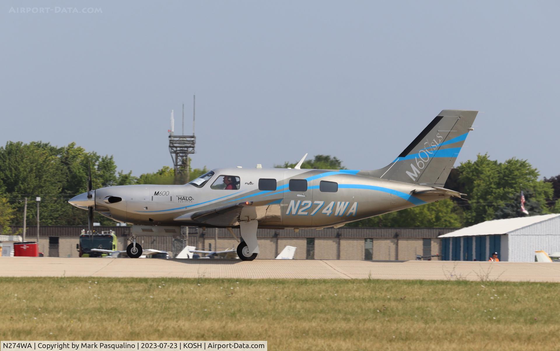 N274WA, 2019 Piper PA-46-600TP C/N 4698103, Piper PA-46-600TP
