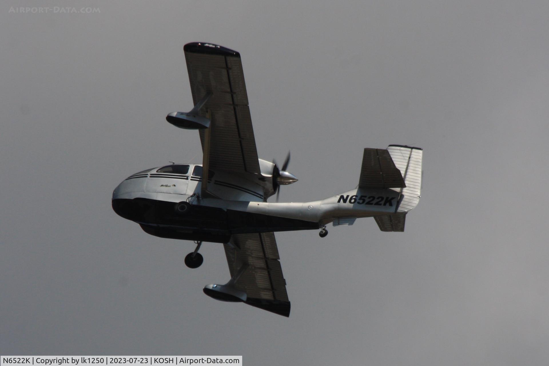 N6522K, Republic RC-3 Seabee C/N 788, This Republic Seabee made a go-around before landing for EAA Air Venture 2023.