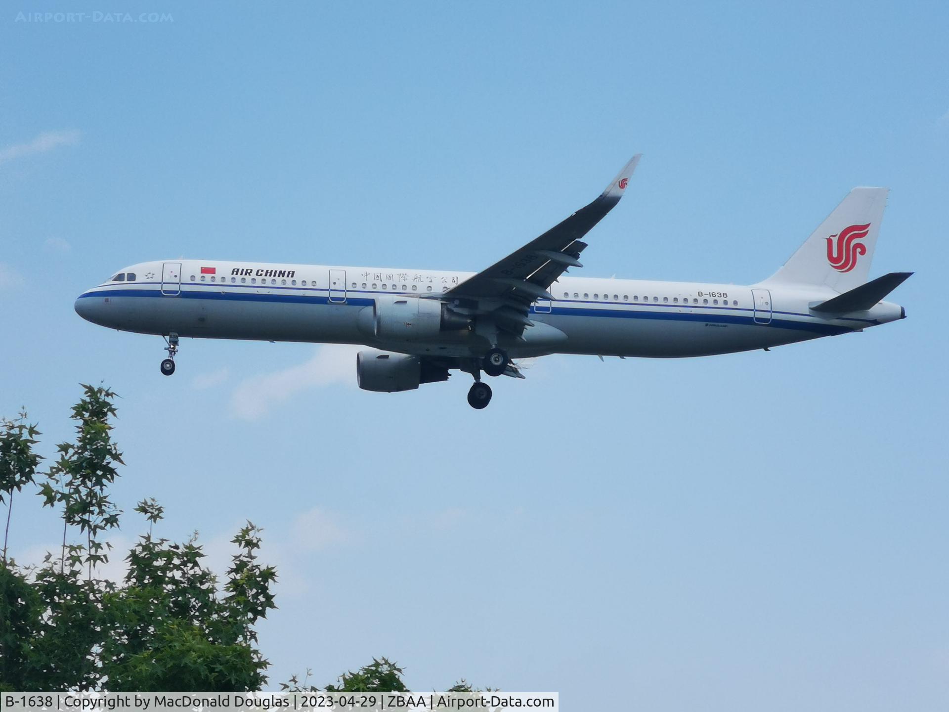 B-1638, 2015 Airbus A321-213 C/N 6641, PEK/ZBAA