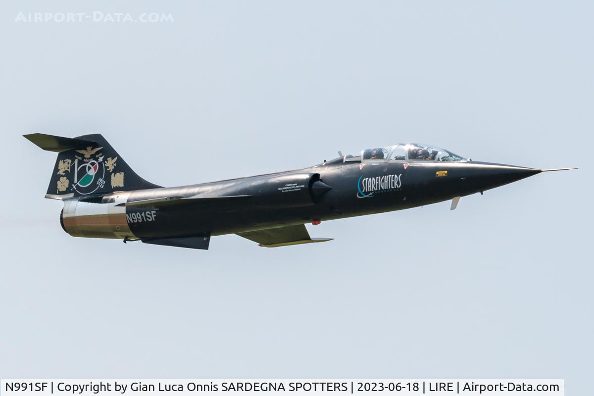 N991SF, 1969 Lockheed TF-104G Starfighter C/N 583H-5209, Taxi