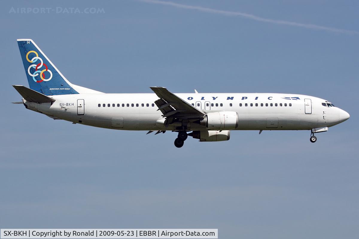 SX-BKH, 1990 Boeing 737-4Q8 C/N 24703, at bru