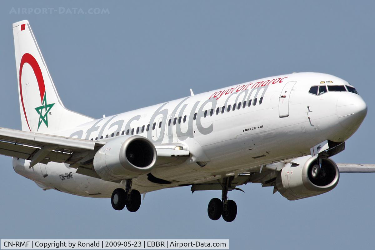 CN-RMF, 1990 Boeing 737-4B6 C/N 24807-1880, at bru