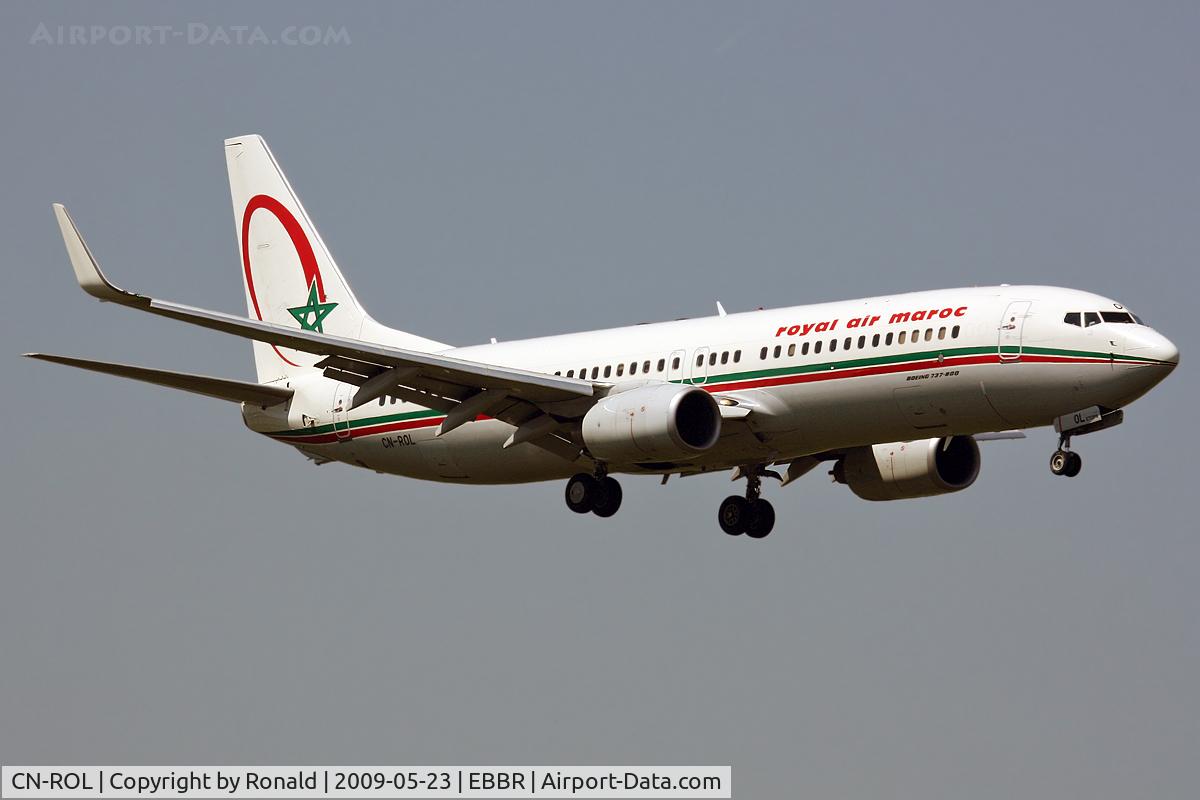 CN-ROL, 2007 Boeing 737-8B6 C/N 33065, at bru