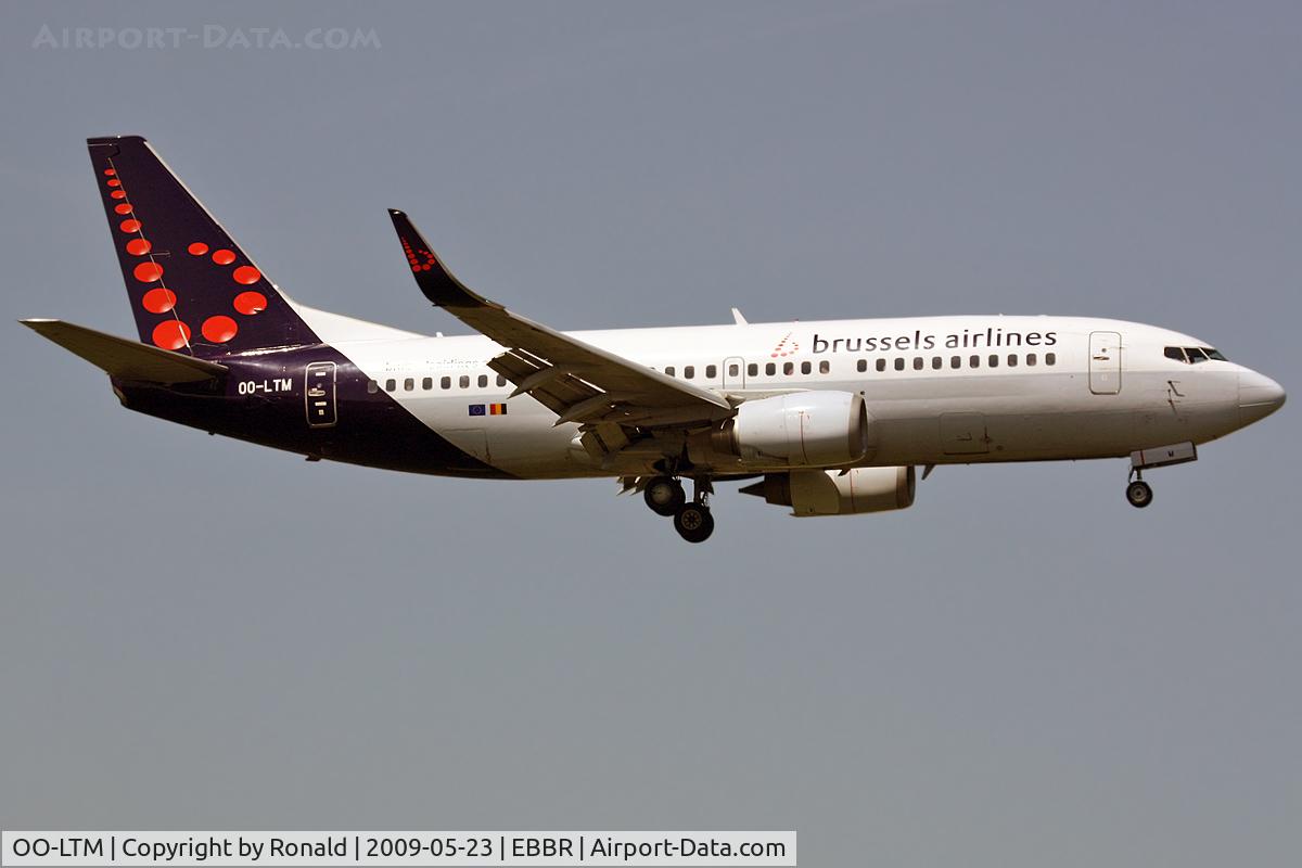OO-LTM, 1991 Boeing 737-3M8 C/N 25070, at bru