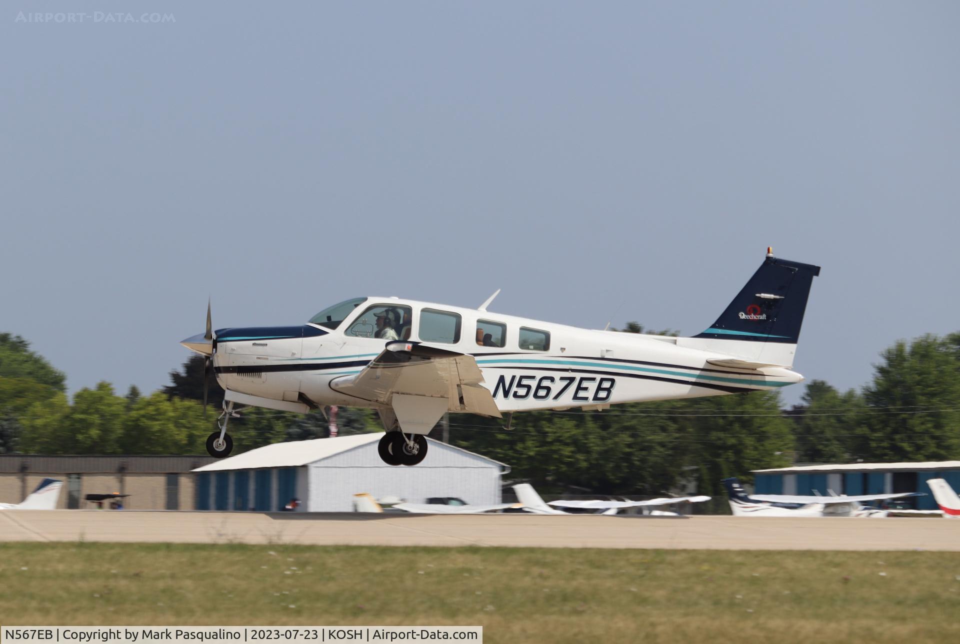 N567EB, 1979 Beech A36 Bonanza 36 C/N E-1543, Beech A36