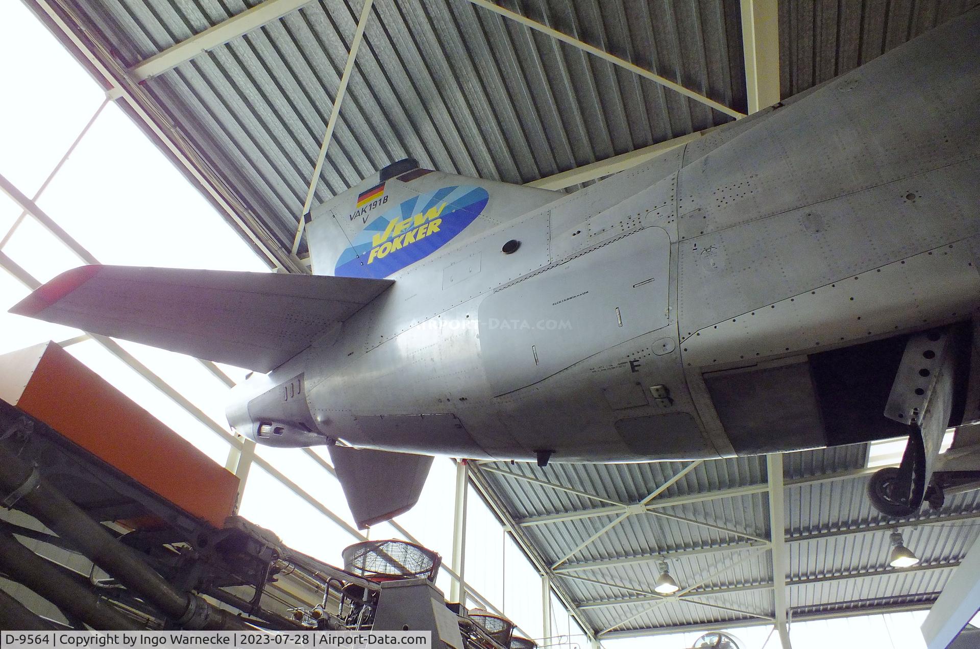 D-9564, 1971 VFW-Fokker VAK-191B C/N V2, VFW-Fokker VAK-191B at the Wehrtechnische Studiensammlung (WTS), Koblenz
