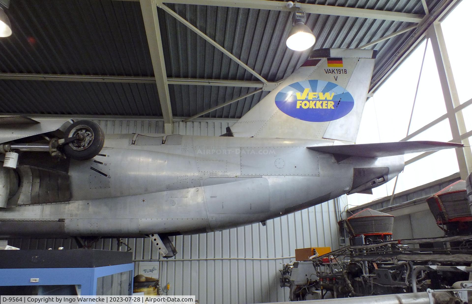 D-9564, 1971 VFW-Fokker VAK-191B C/N V2, VFW-Fokker VAK-191B at the Wehrtechnische Studiensammlung (WTS), Koblenz