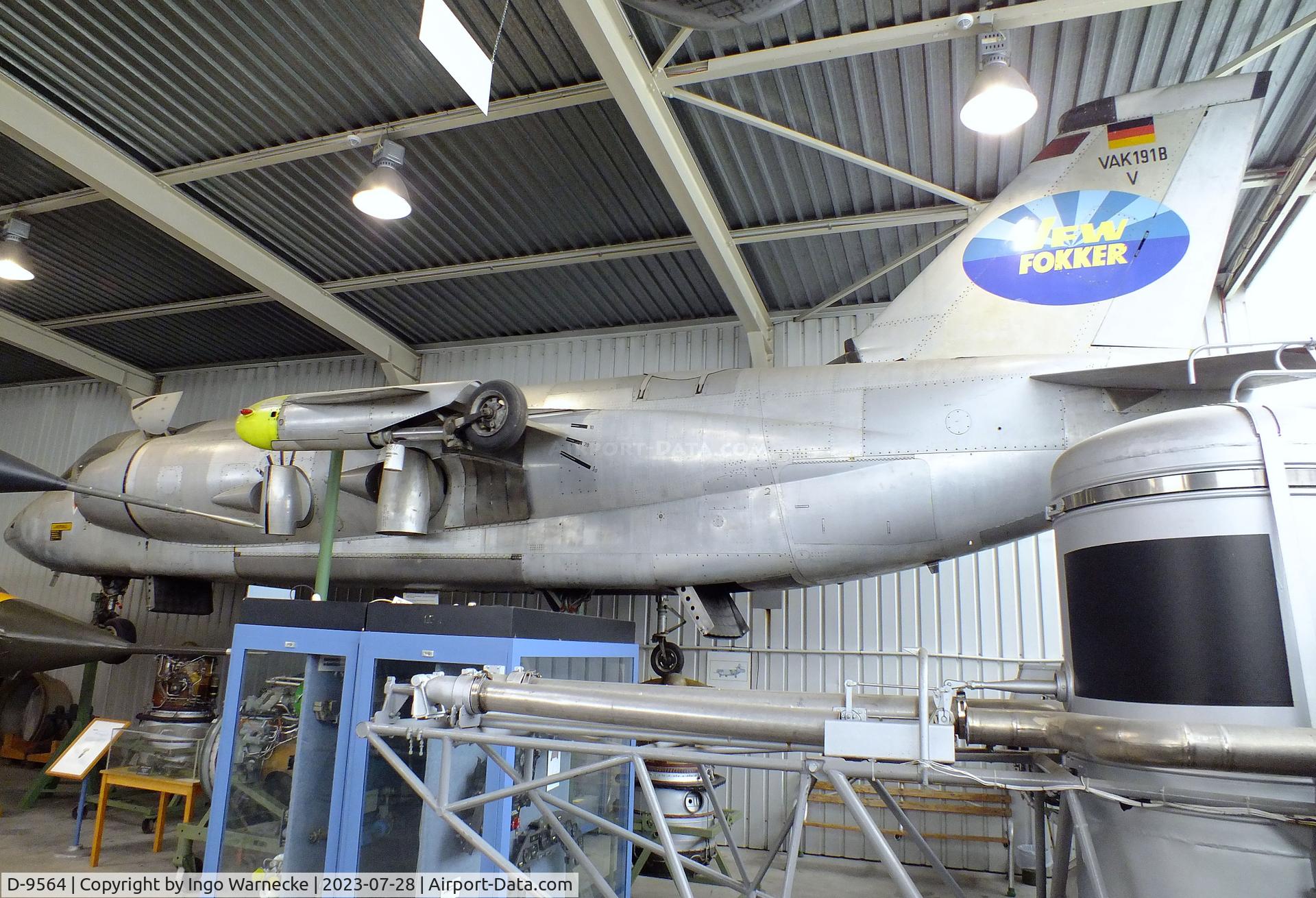 D-9564, 1971 VFW-Fokker VAK-191B C/N V2, VFW-Fokker VAK-191B at the Wehrtechnische Studiensammlung (WTS), Koblenz