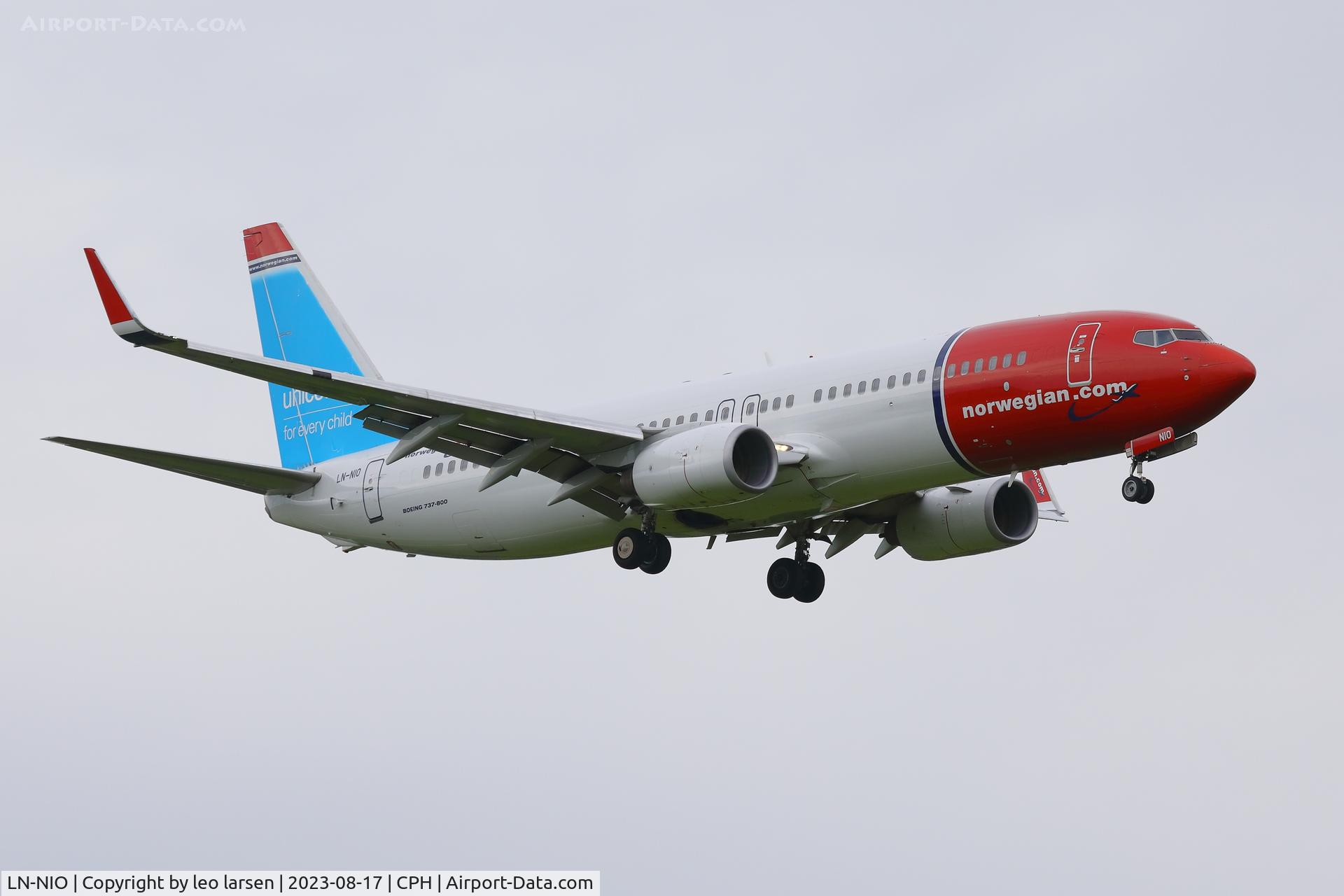 LN-NIO, 2008 Boeing 737-81M C/N 35284, Copenhagen 17.8.2023