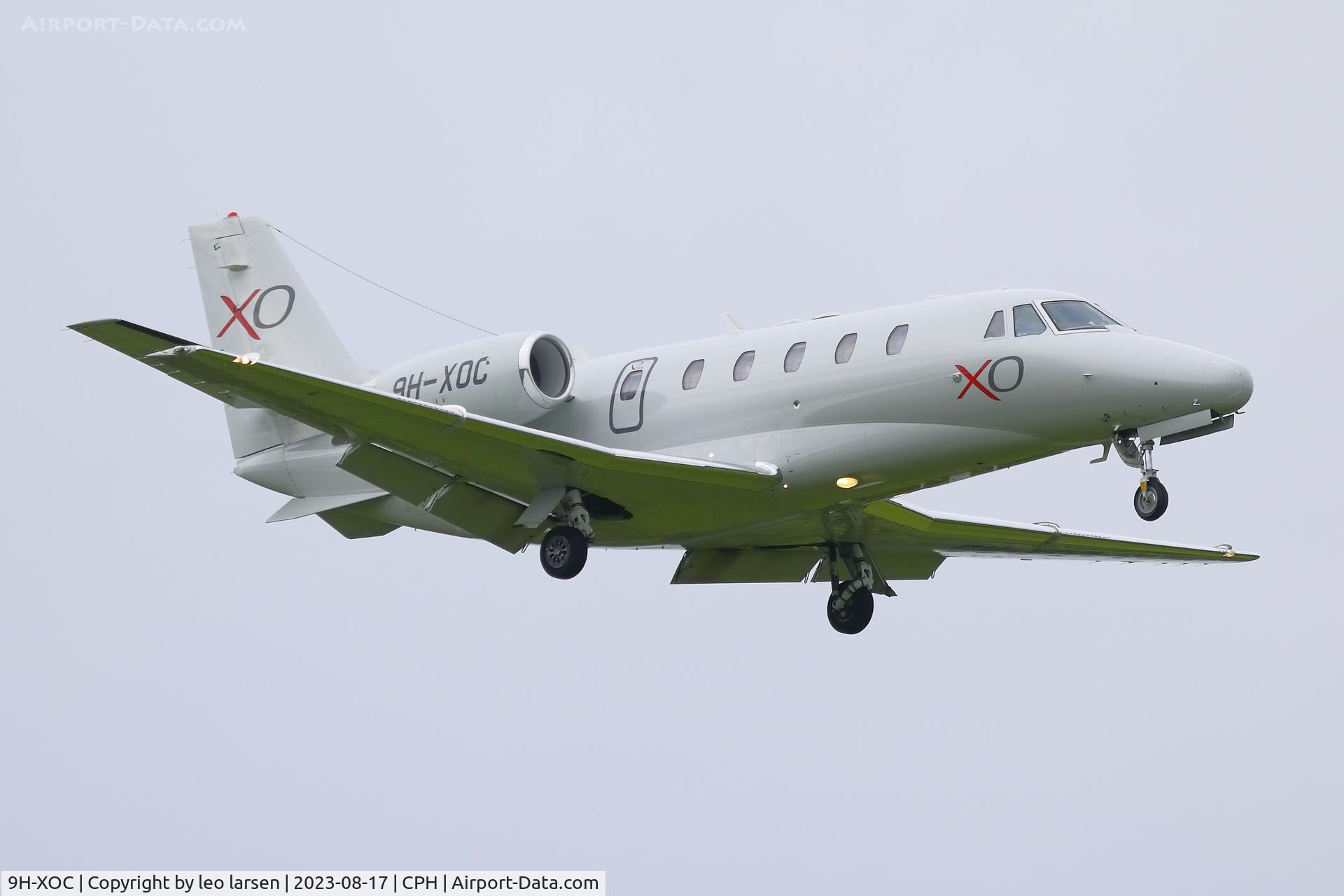 9H-XOC, 2006 Cessna 560XL Citation XLS C/N 560-5640, Copenhagen 17.8.2023