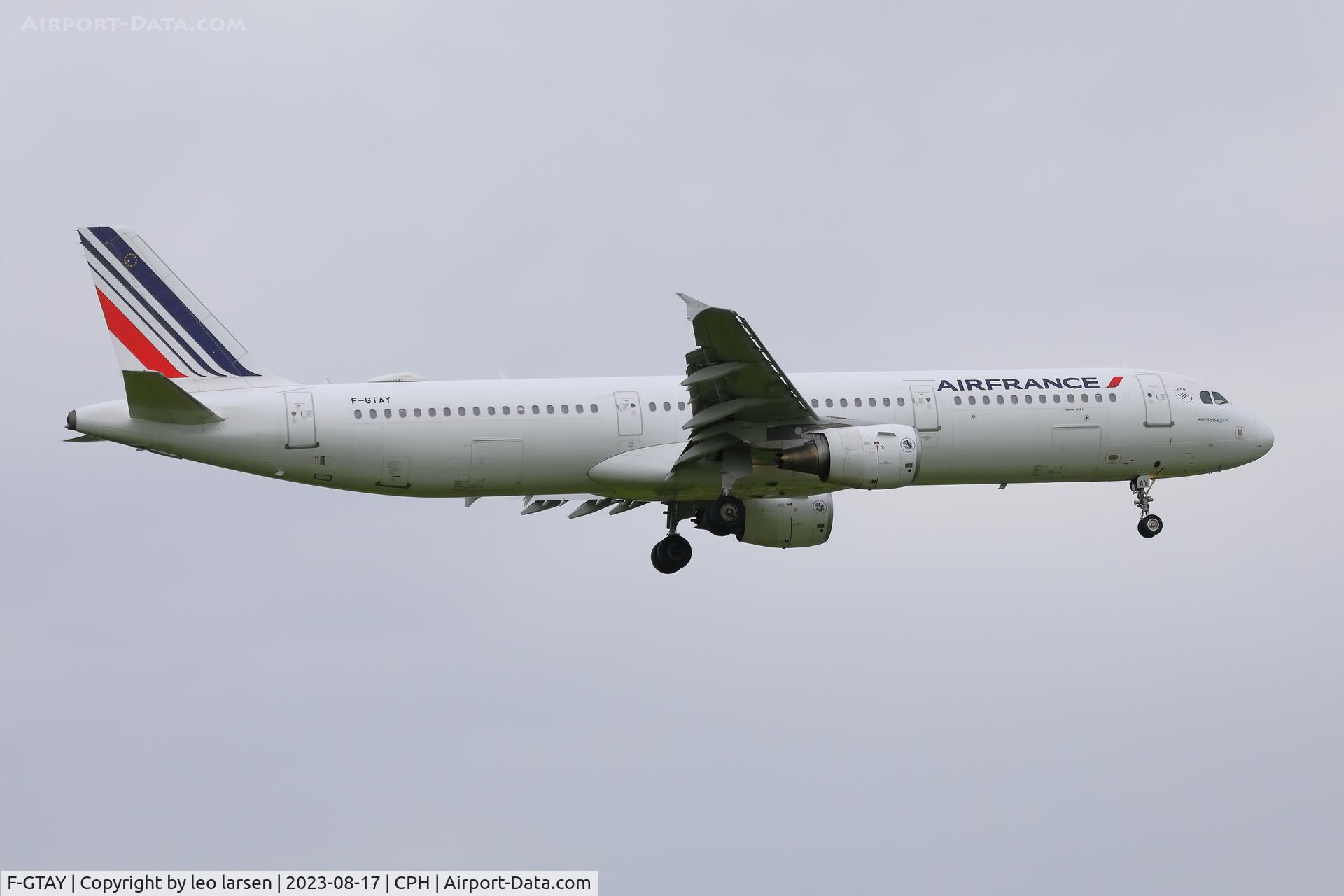 F-GTAY, 2010 Airbus A321-212 C/N 4251, Copenhagen 17.8.2023