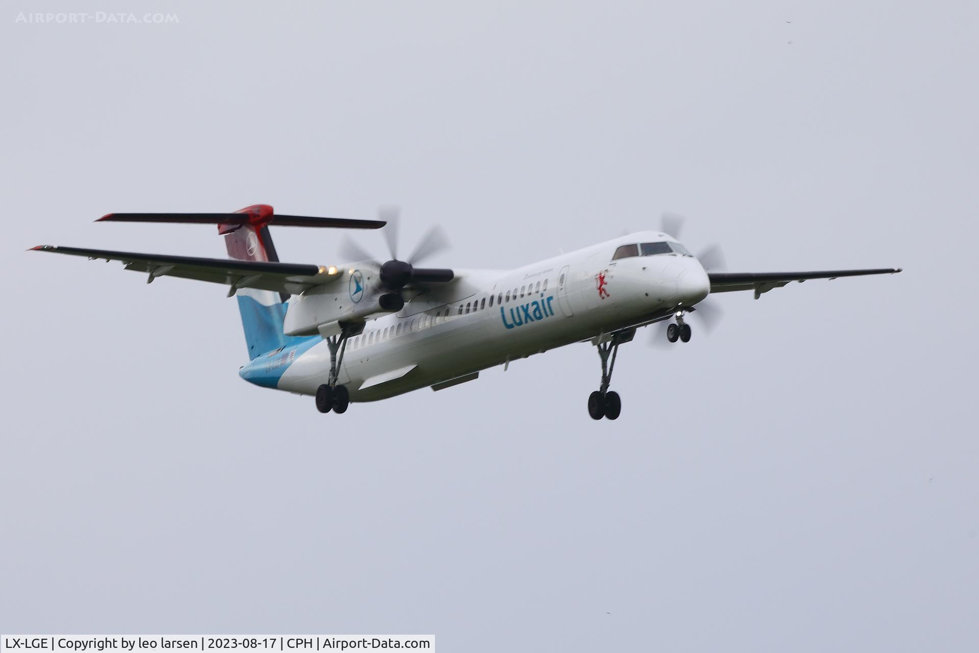 LX-LGE, 2009 De Havilland Canada DHC-8-402Q Dash 8 C/N 4284, Copenhagen 17.8.2023